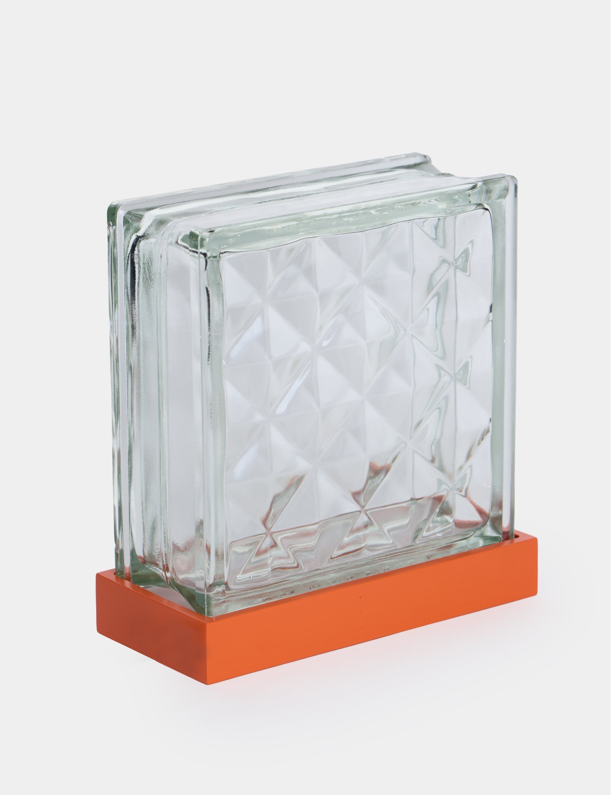 Mood Block Prizma Dekoratif Abajur - Turuncu