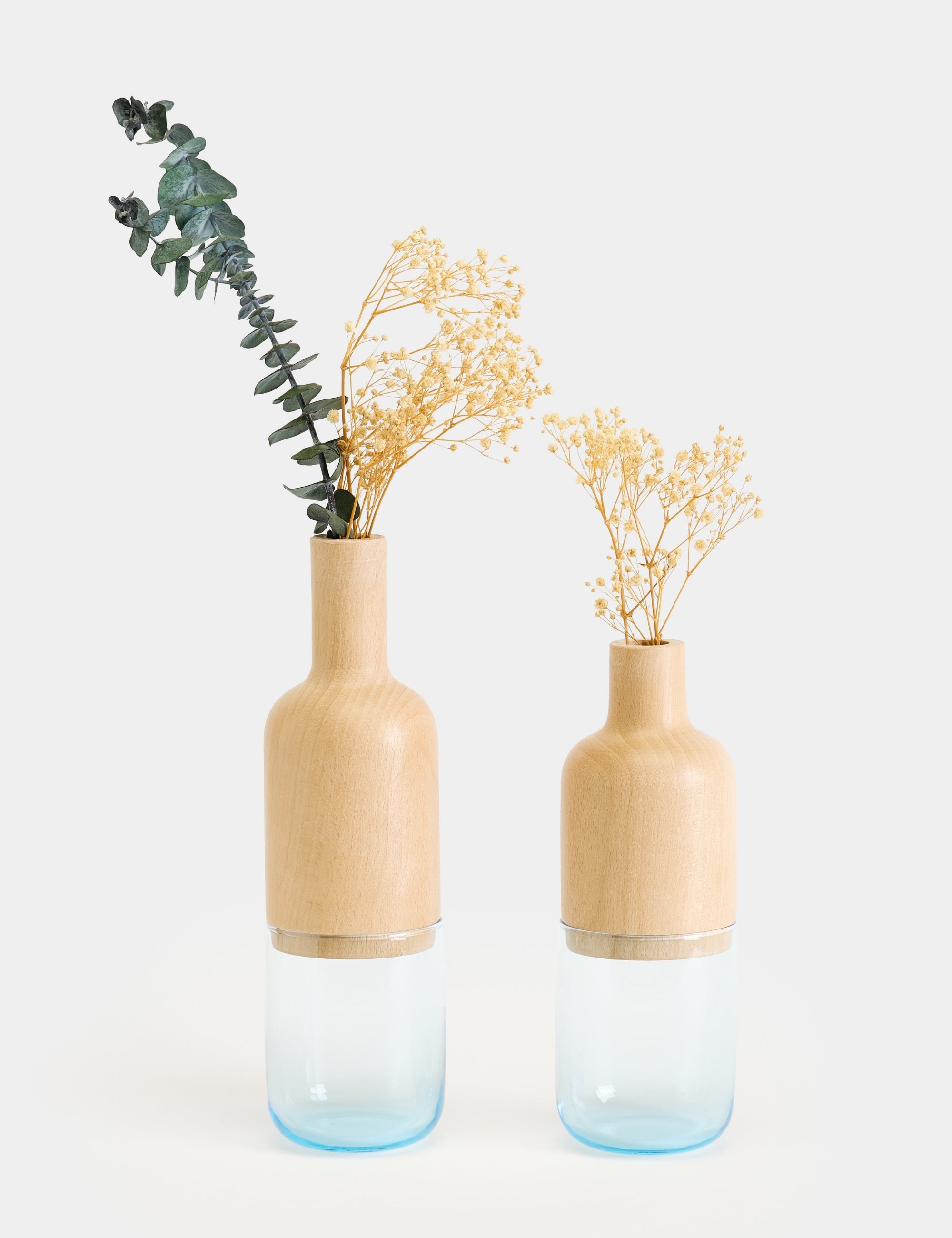 Harmony Minimalist 2'li Vazo Seti - Turkuaz