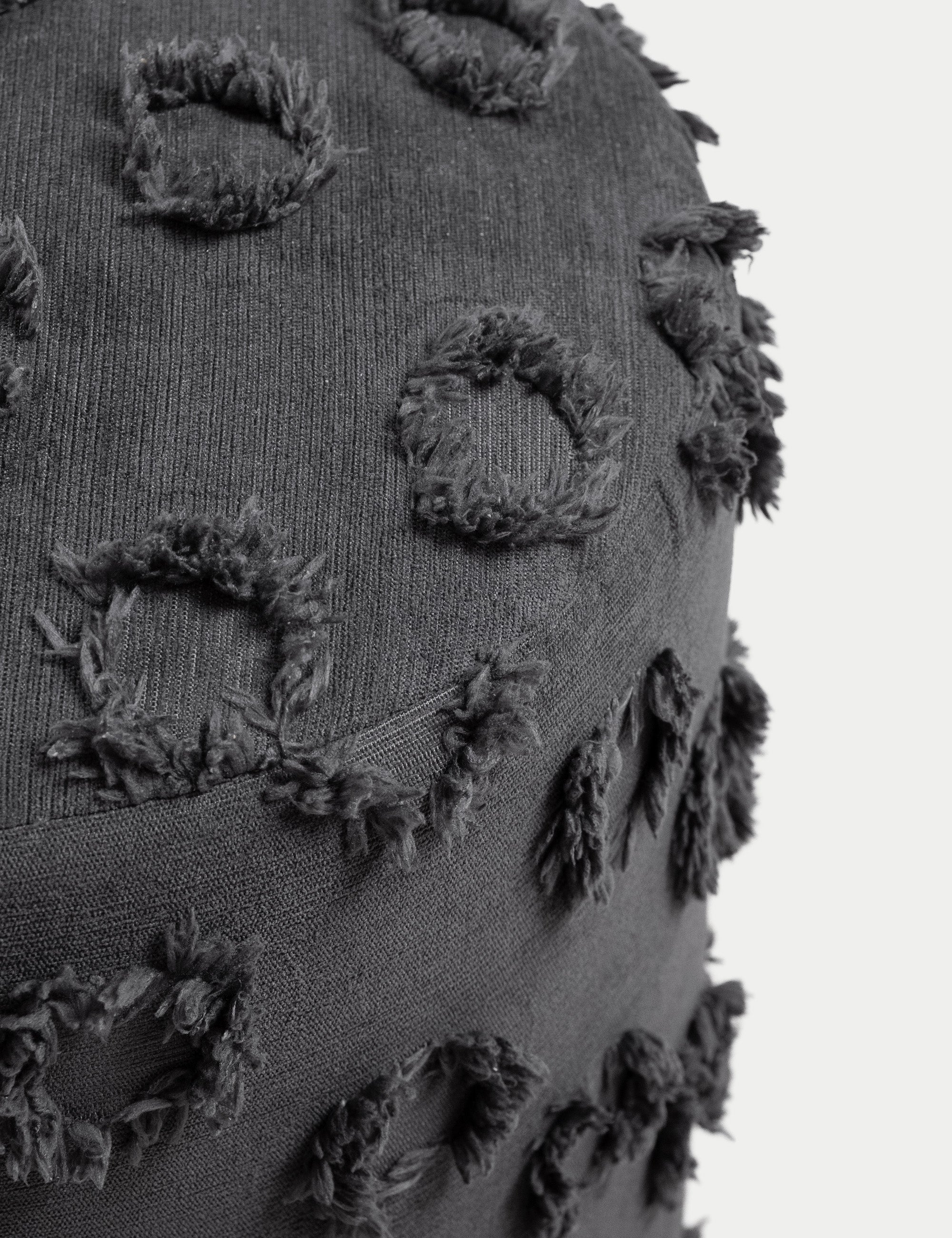 Astrid Dokuma Puf - Antrasit