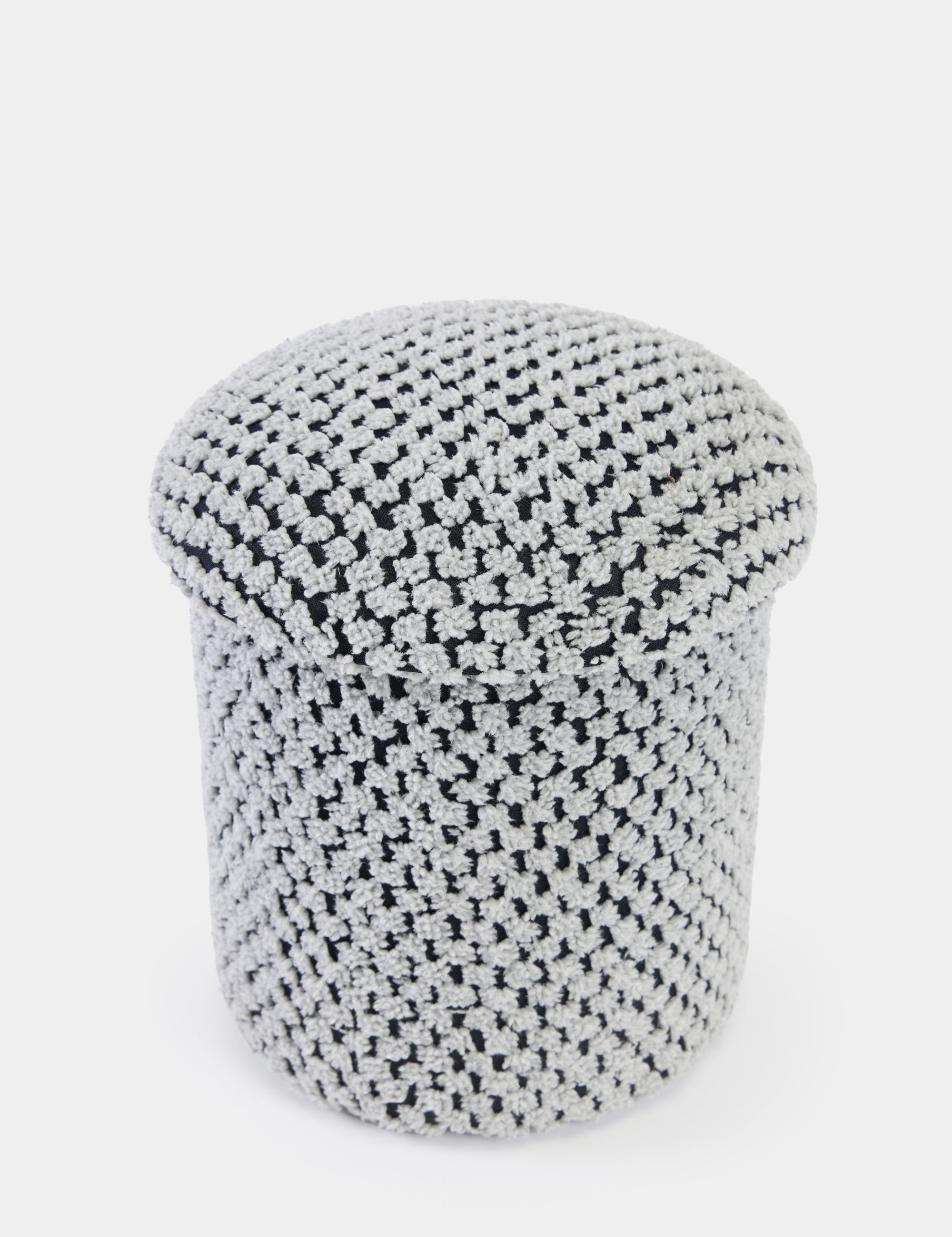 Alpaka Modern Puf - Gri