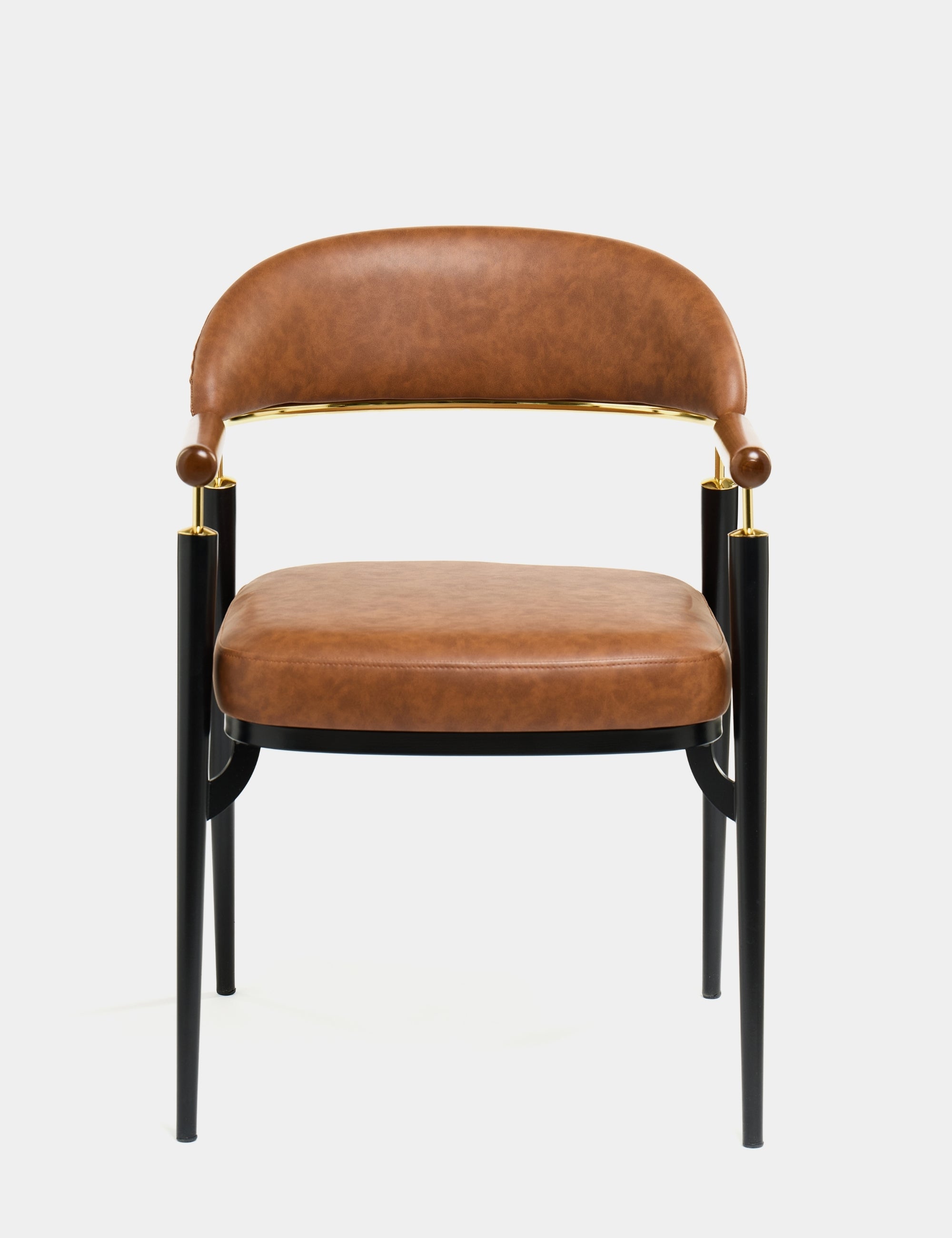 Bjorn Deri Döşeme Yemek Odası Sandalyesi