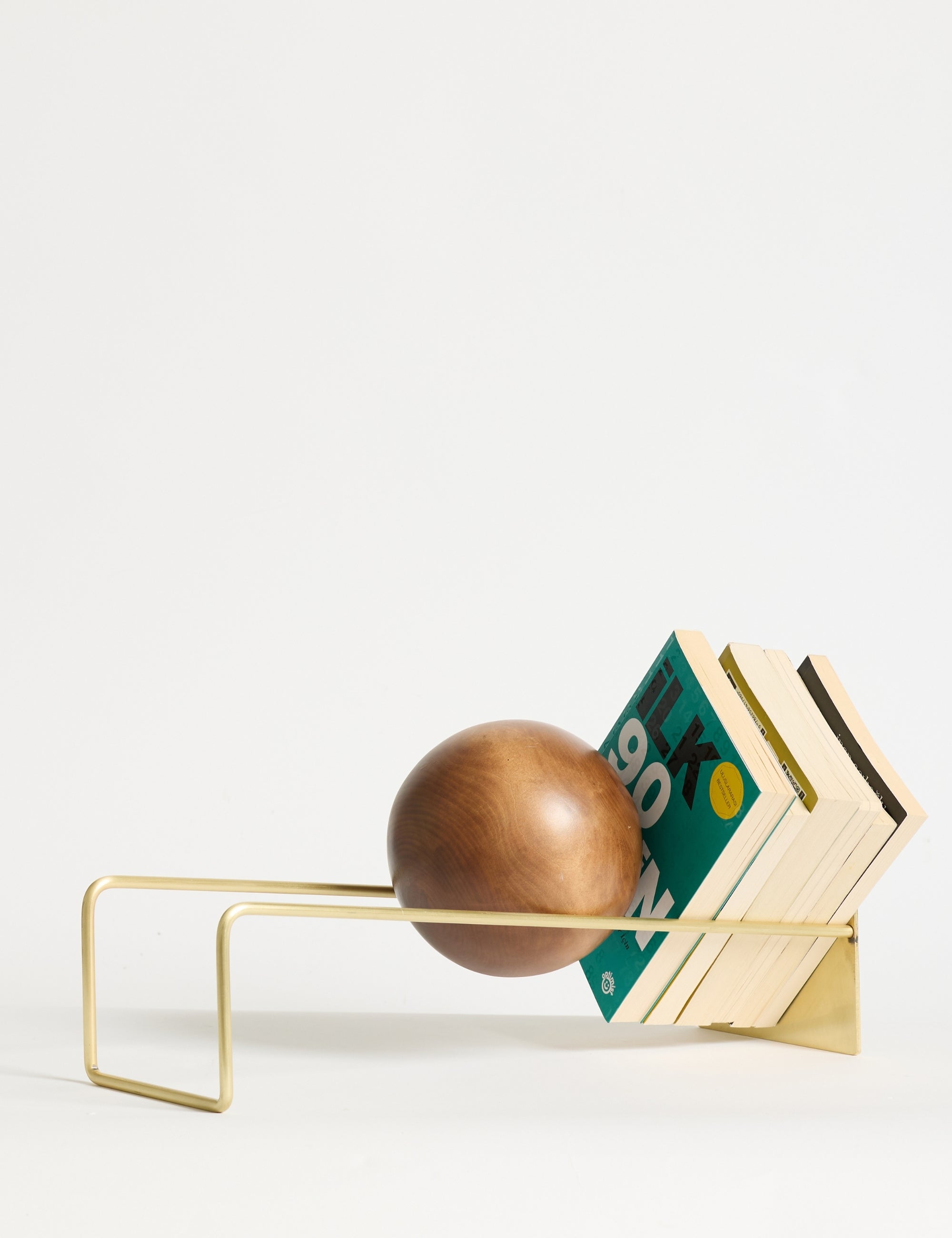 Toke Dekoratif Kitaplık - Gold Eskitme