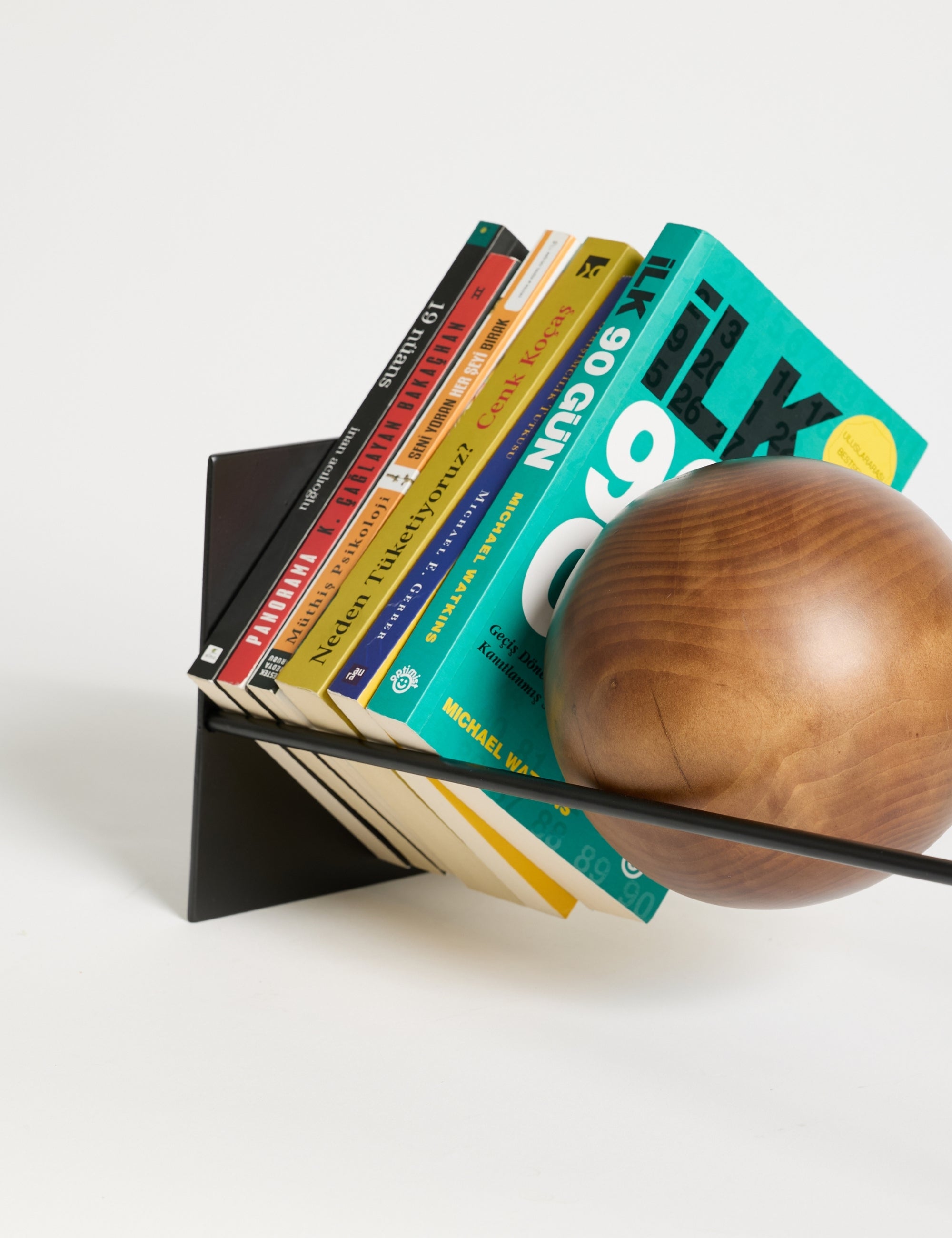 Toke Dekoratif Kitaplık - Siyah