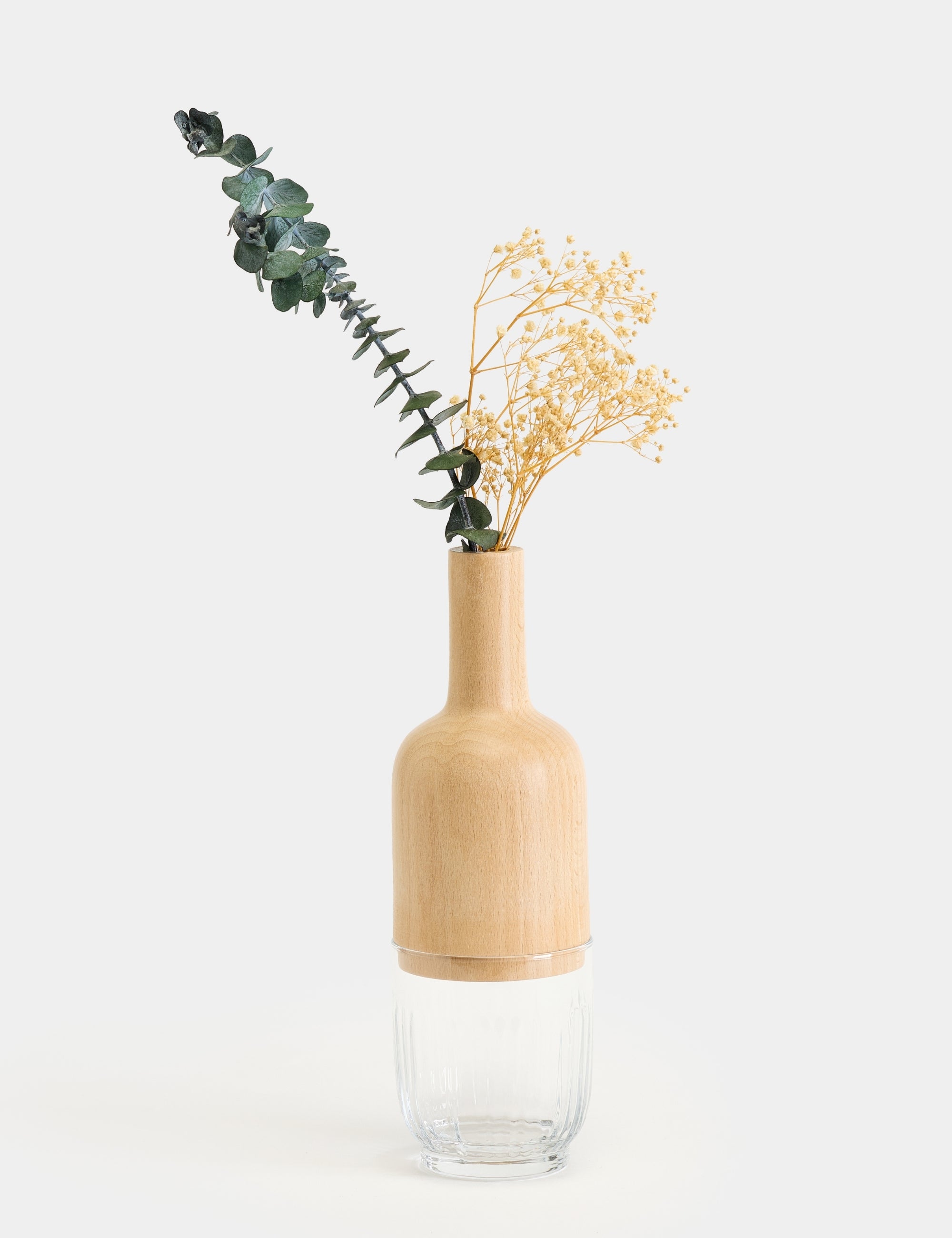 Osaka Minimalist 2'li Vazo Seti - Şeffaf