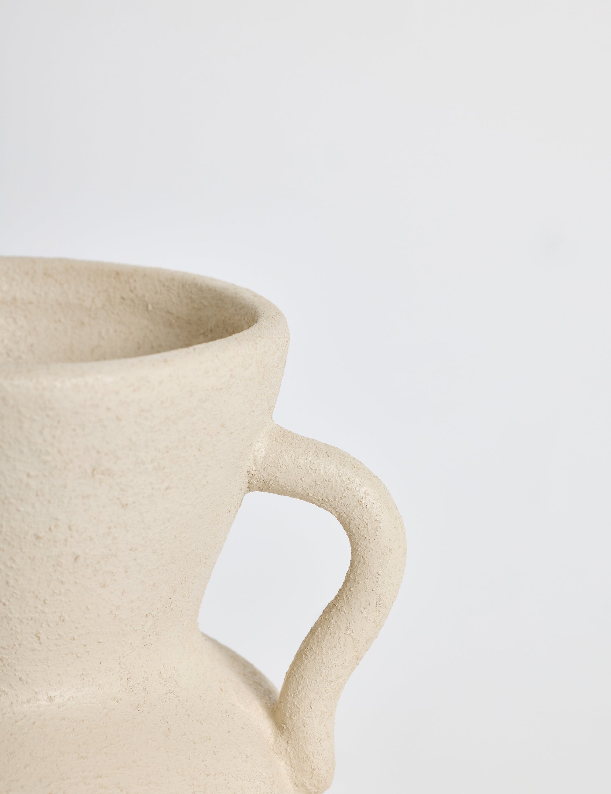 Çömlek Doğal Hasır Örgülü Terakota Vazo