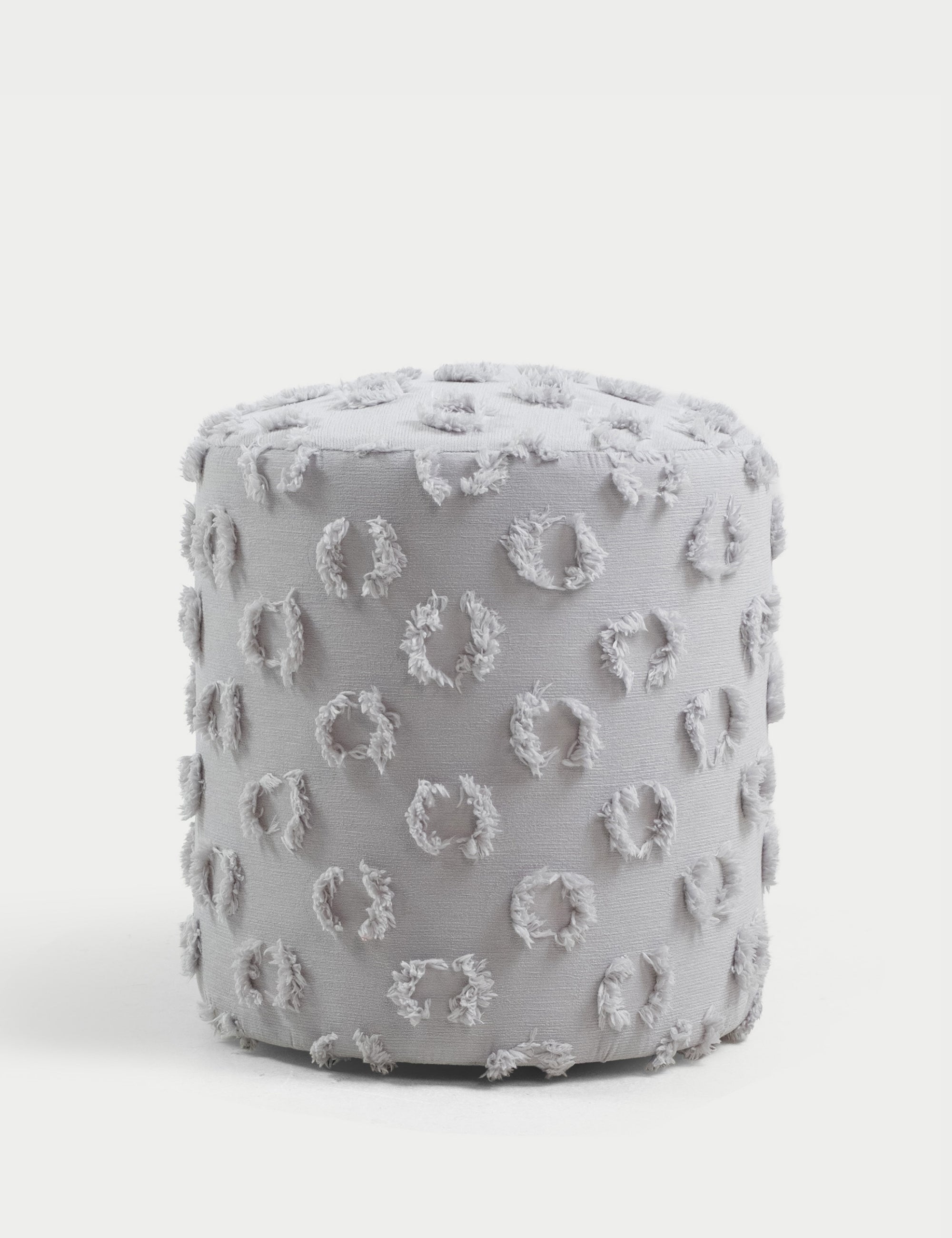 Astrid Dokuma Puf - Gri