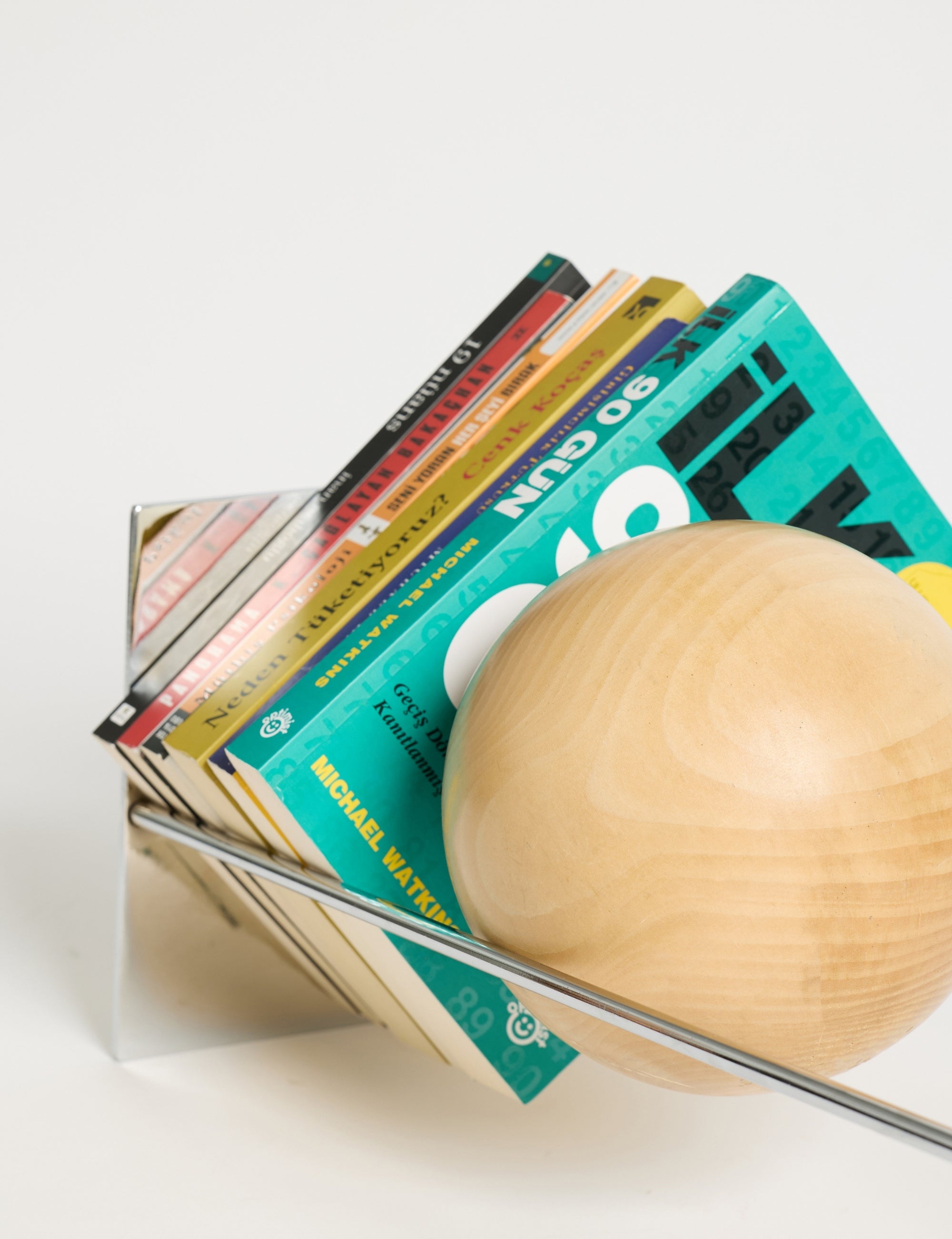 Toke Dekoratif Kitaplık - Silver