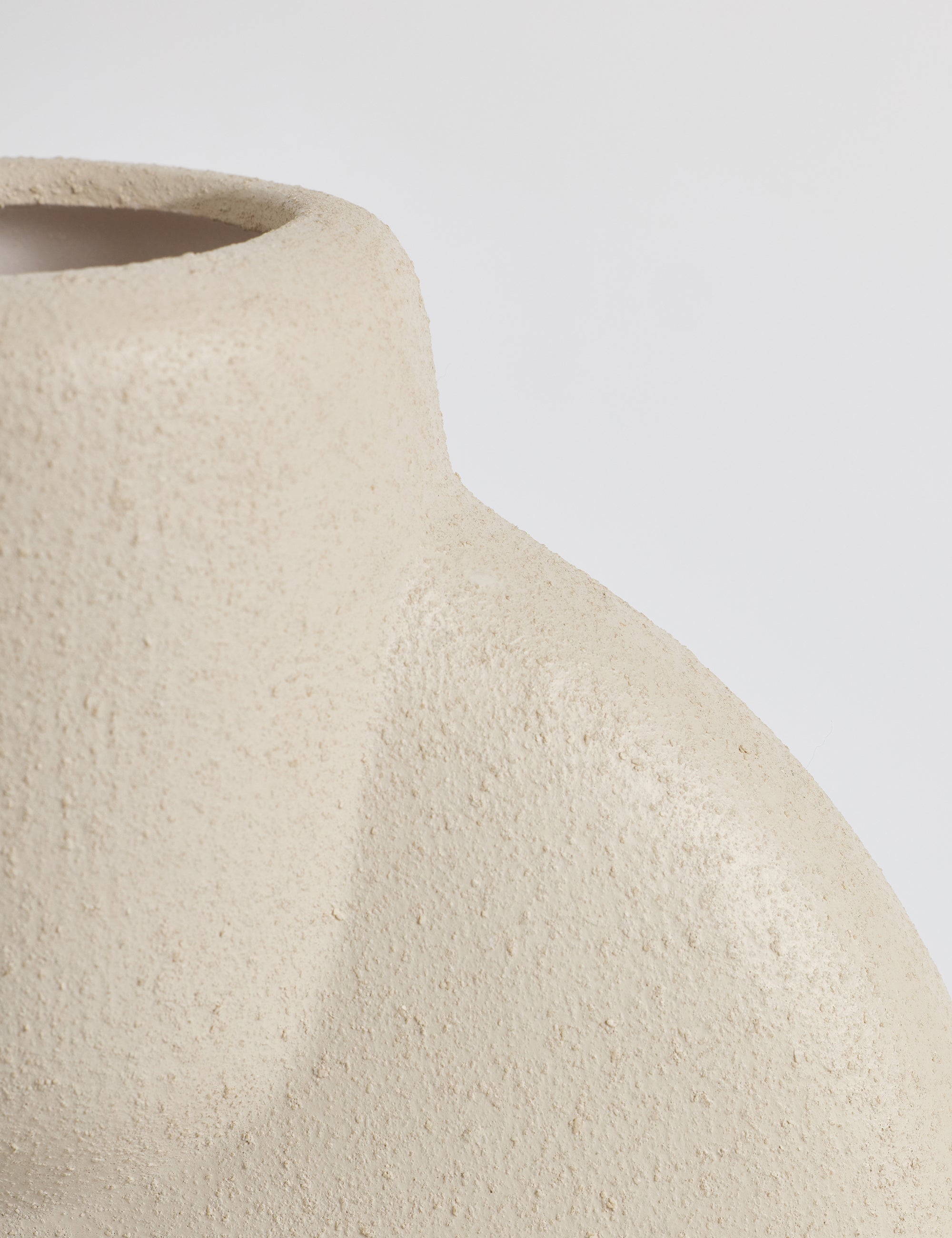 Silindir Doğal Hasır Örgülü Terakota Vazo