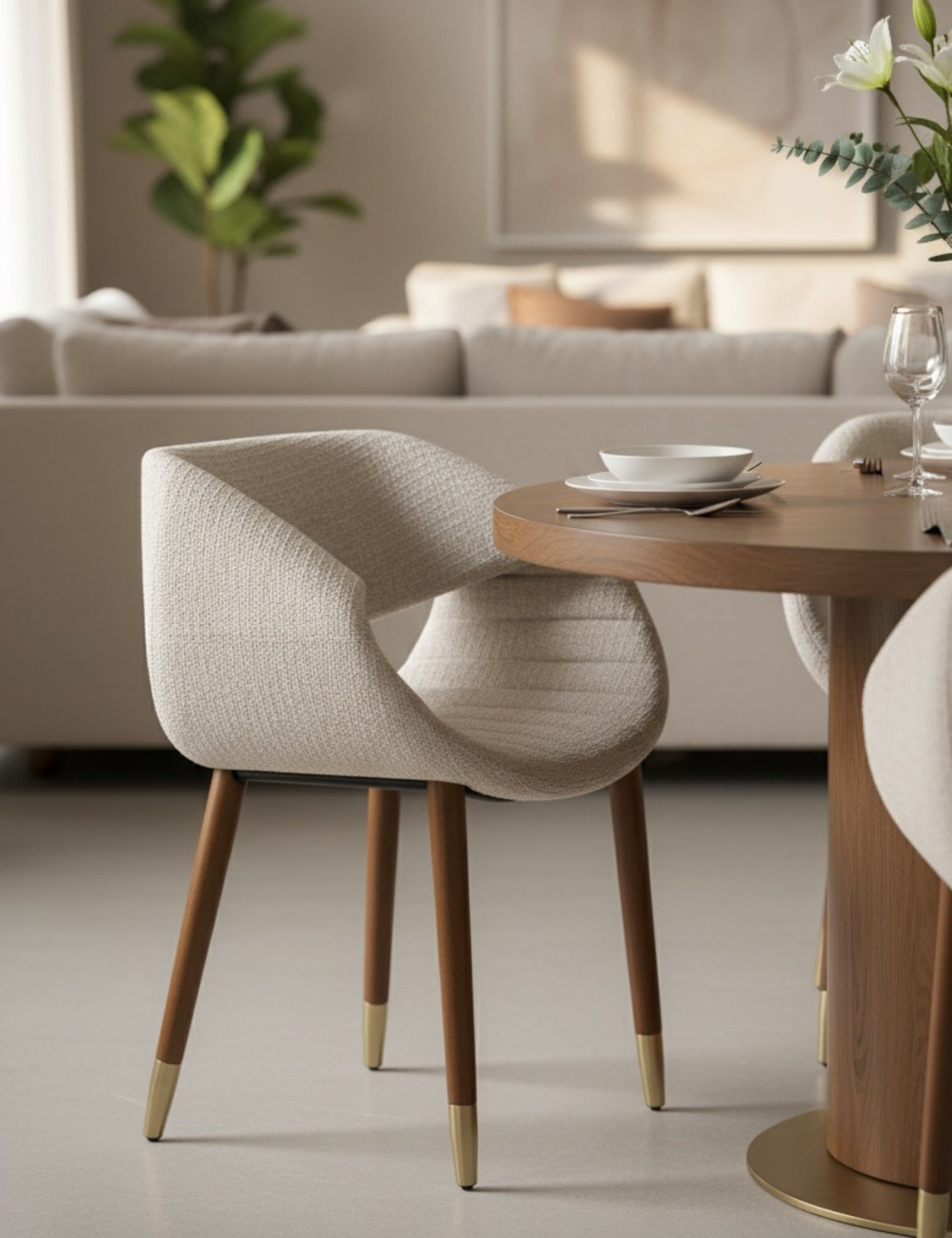 Swan Modern Yemek Odası Sandalyesi