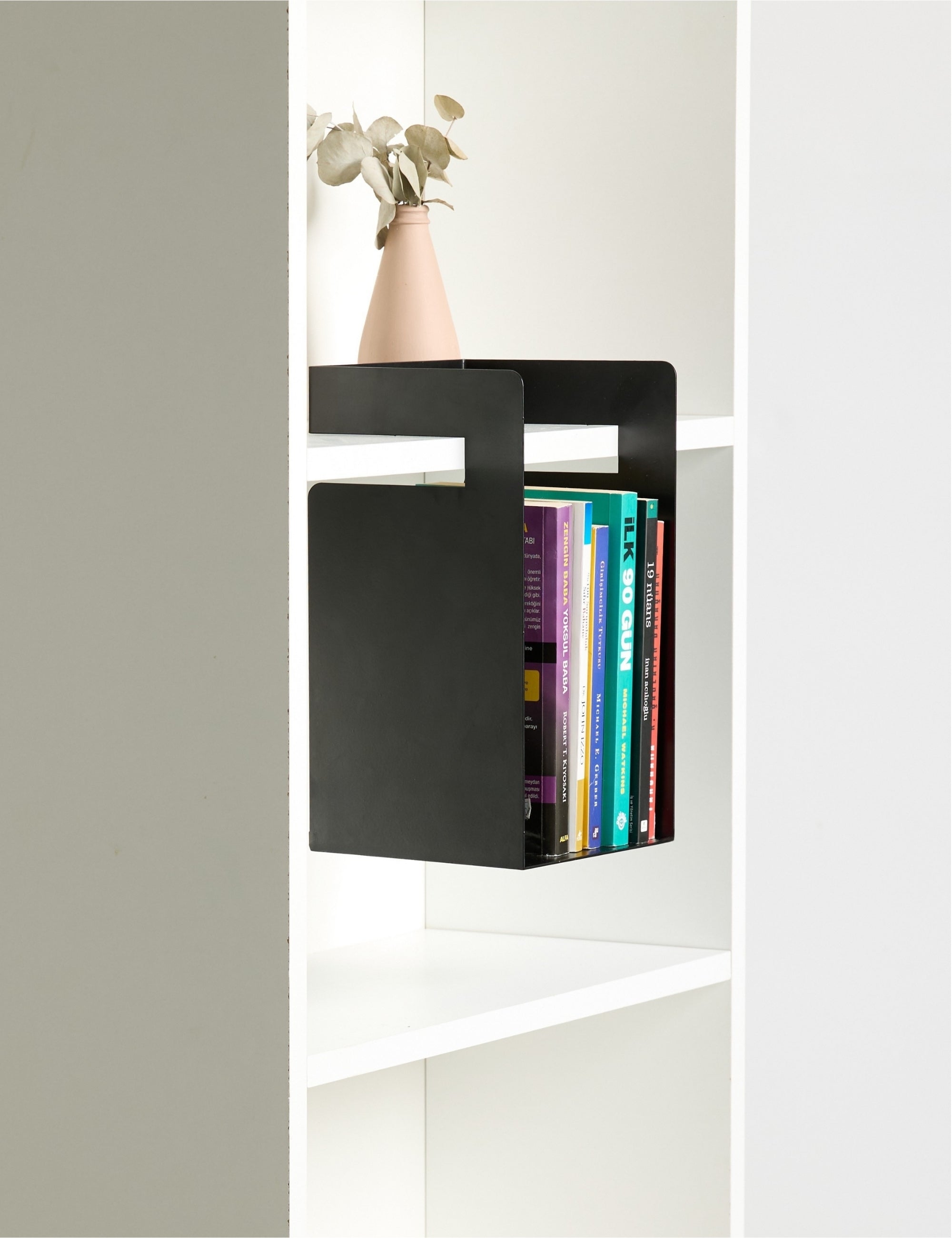 Cube Kitaplık ve Çalışma Masası Düzenleyici - Siyah