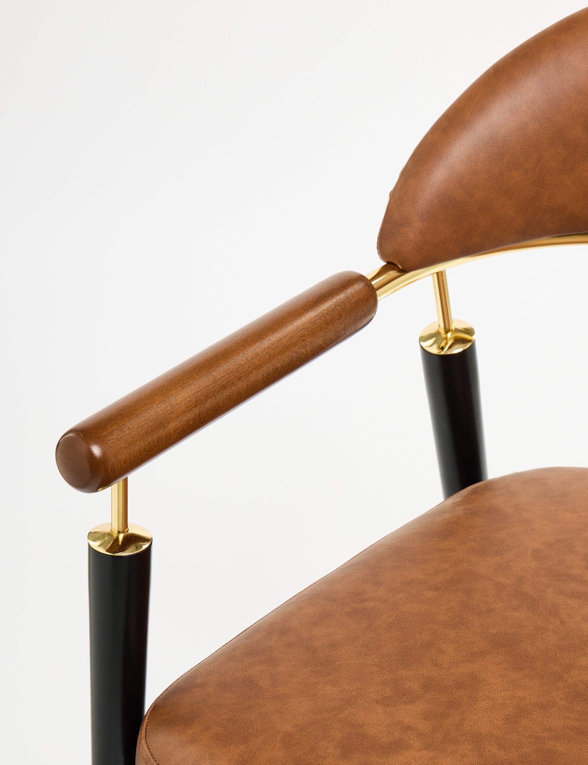 Bjorn Deri Döşeme Yemek Odası Sandalyesi