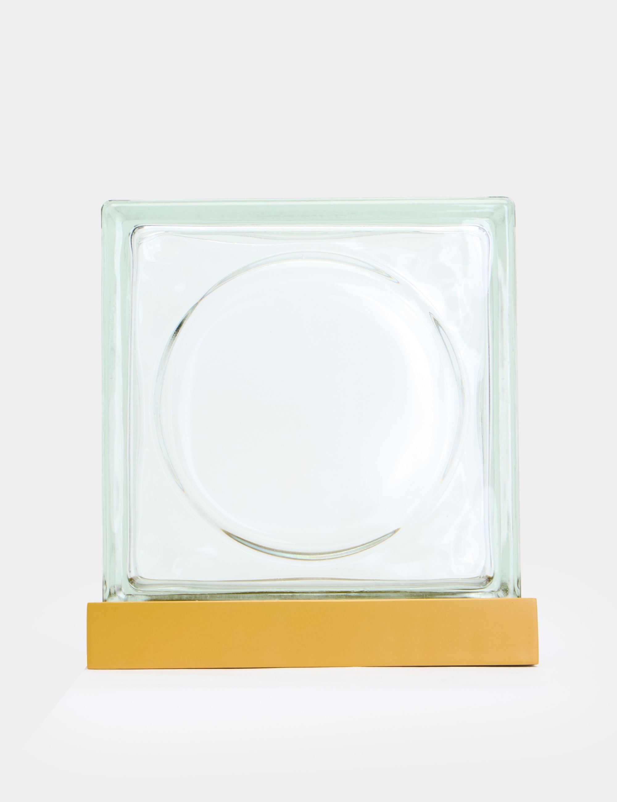 Mood Block Round Dekoratif Abajur - Hardal Sarısı