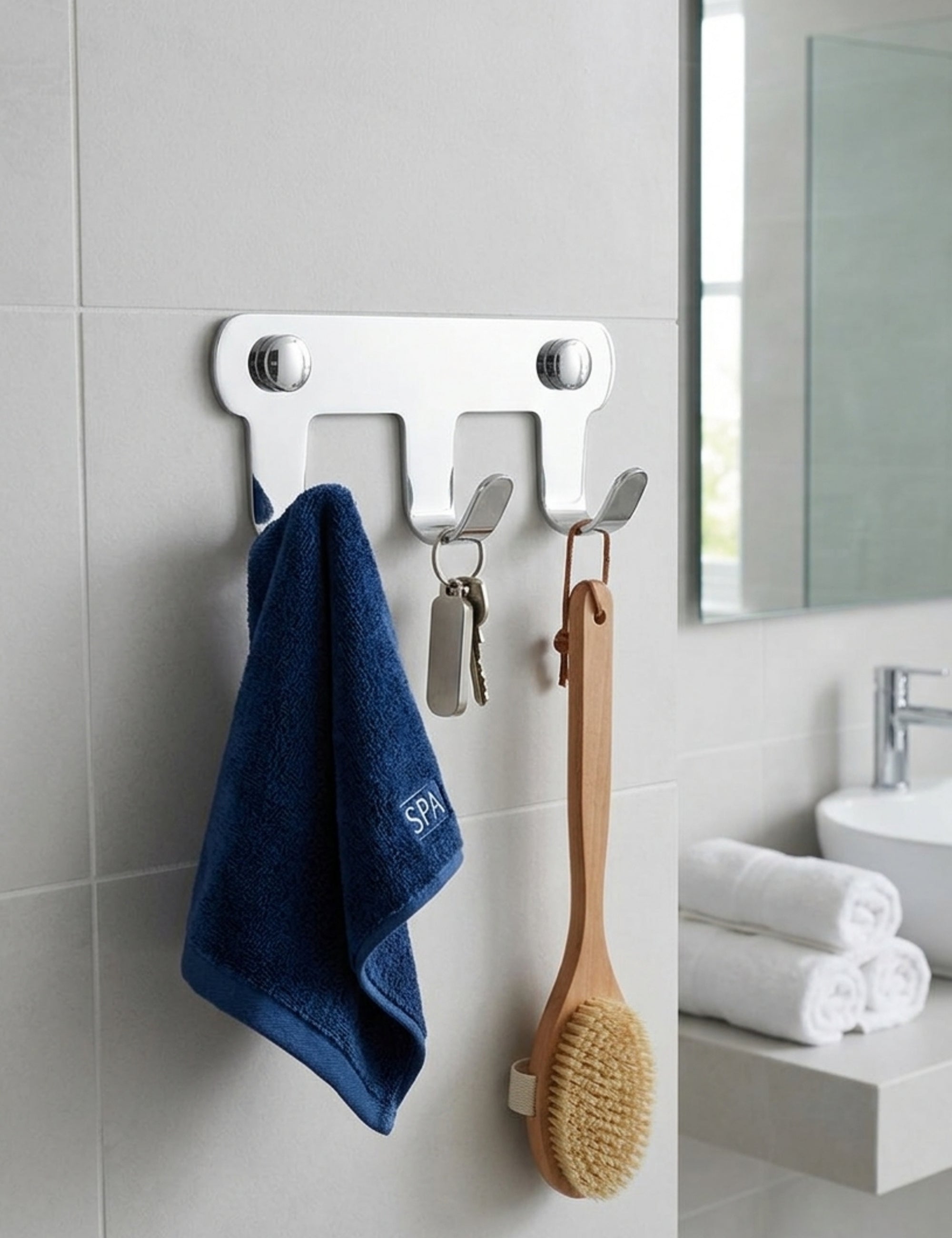 Smart Paslanmaz 3'lü Askılık - Silver