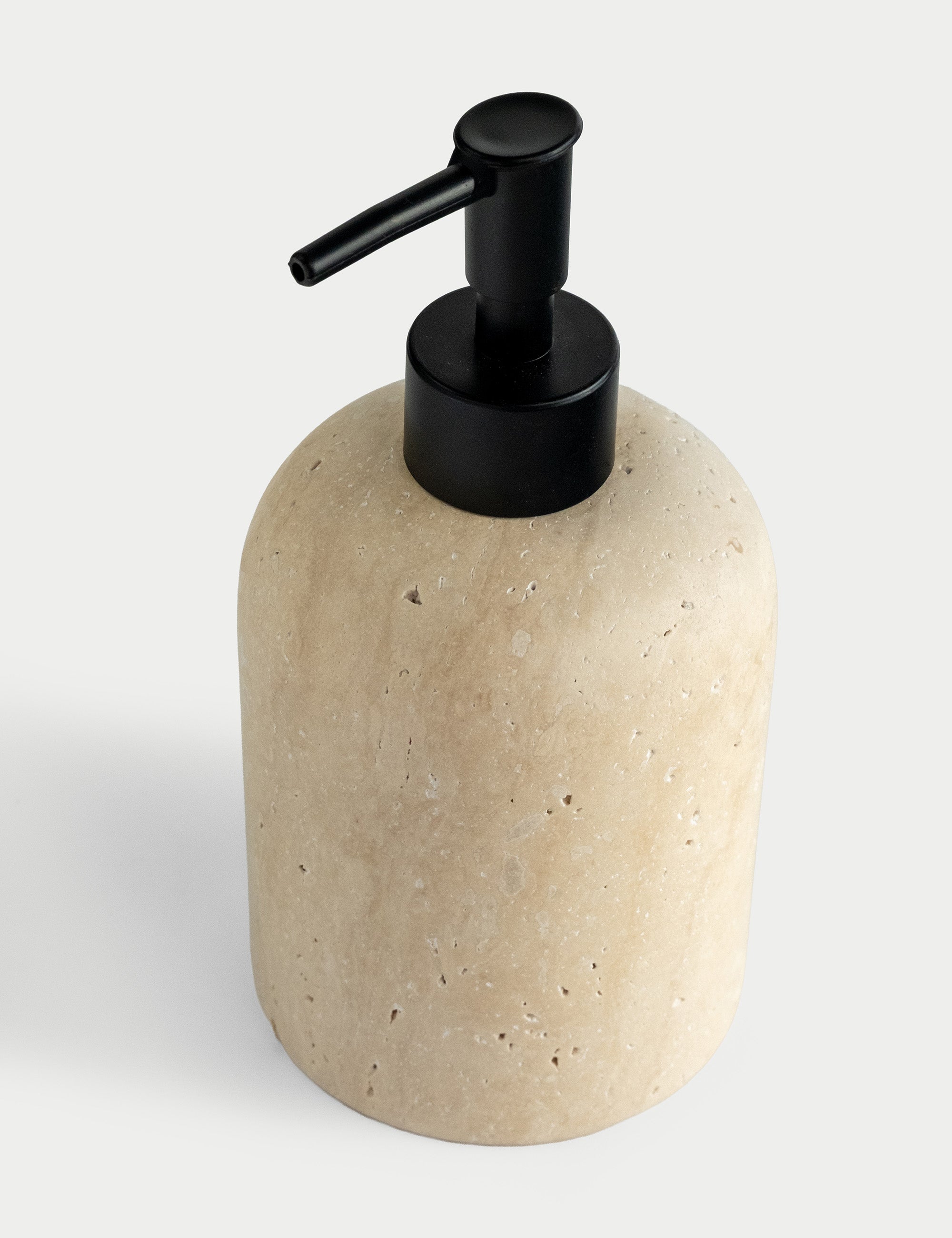 Etern Traverten Sıvı Sabunluk - Siyah