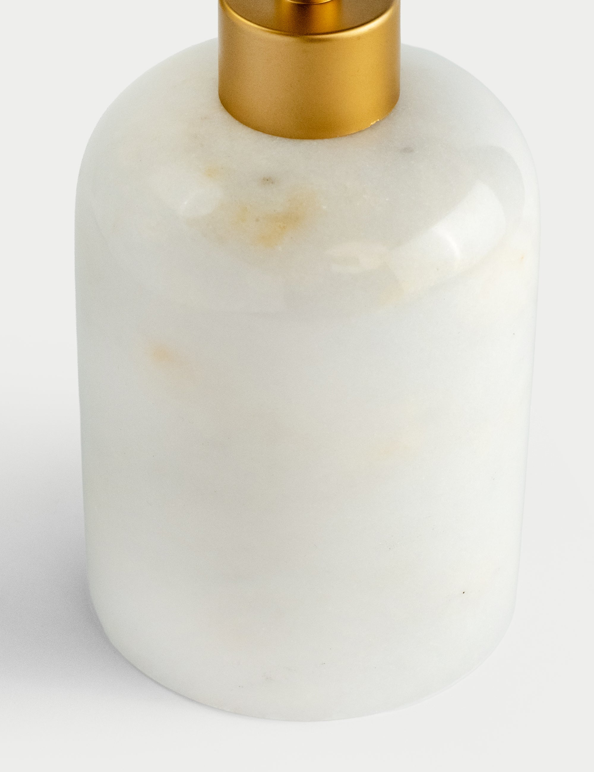 Bianco Mermer Sıvı Sabunluk - Mat Gold