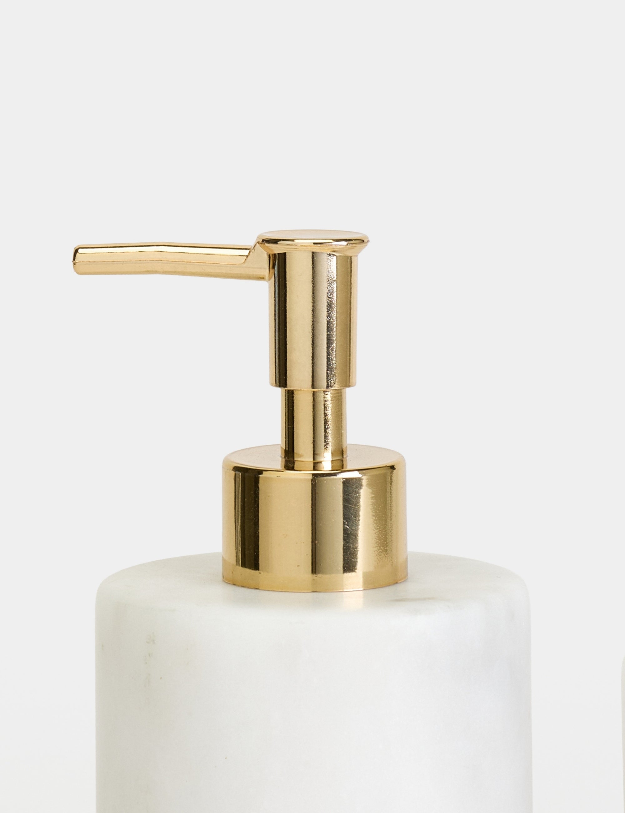 Flora Mermer 3'lü Banyo Seti - Gold