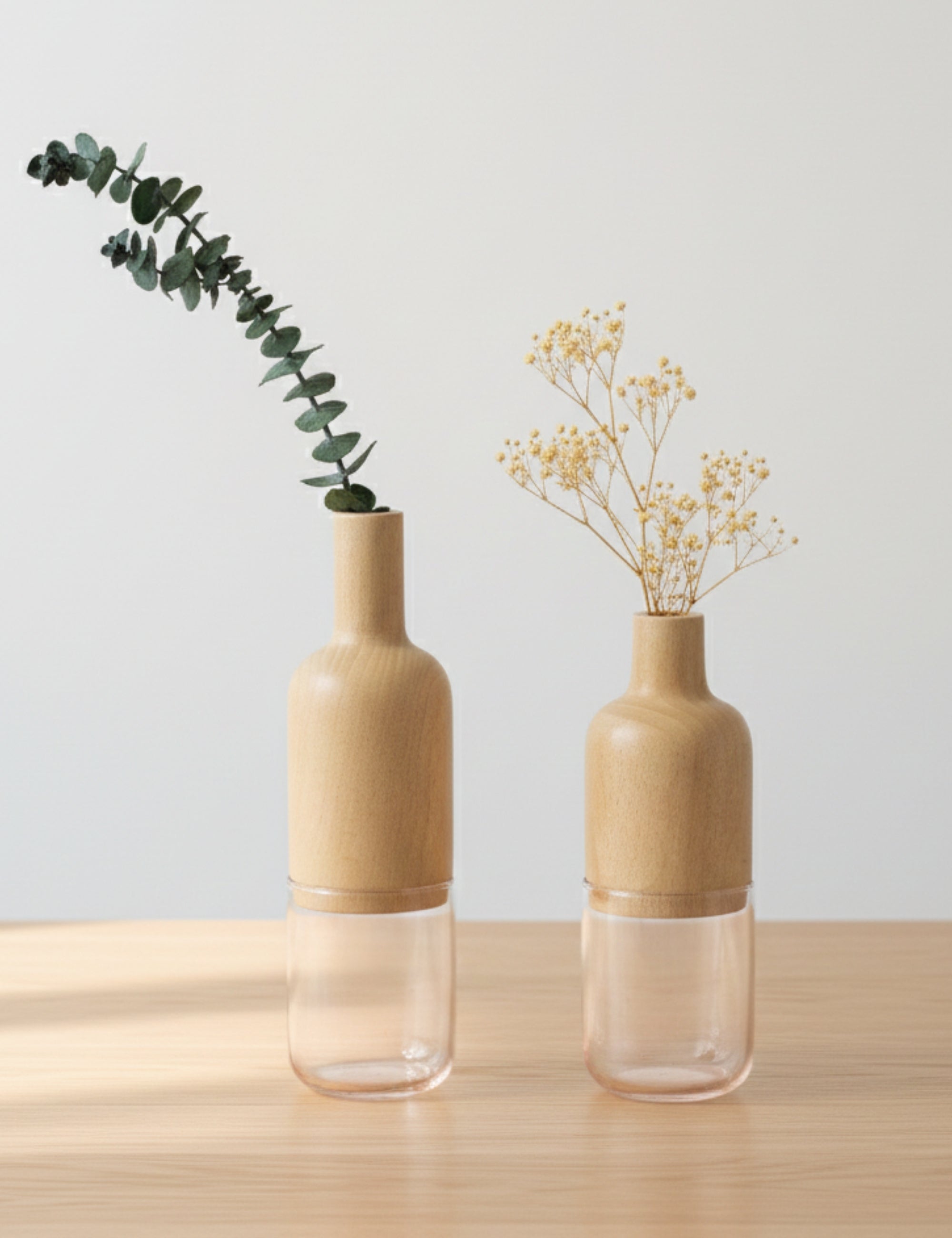 Harmony Minimalist 2'li Vazo Seti - Somon