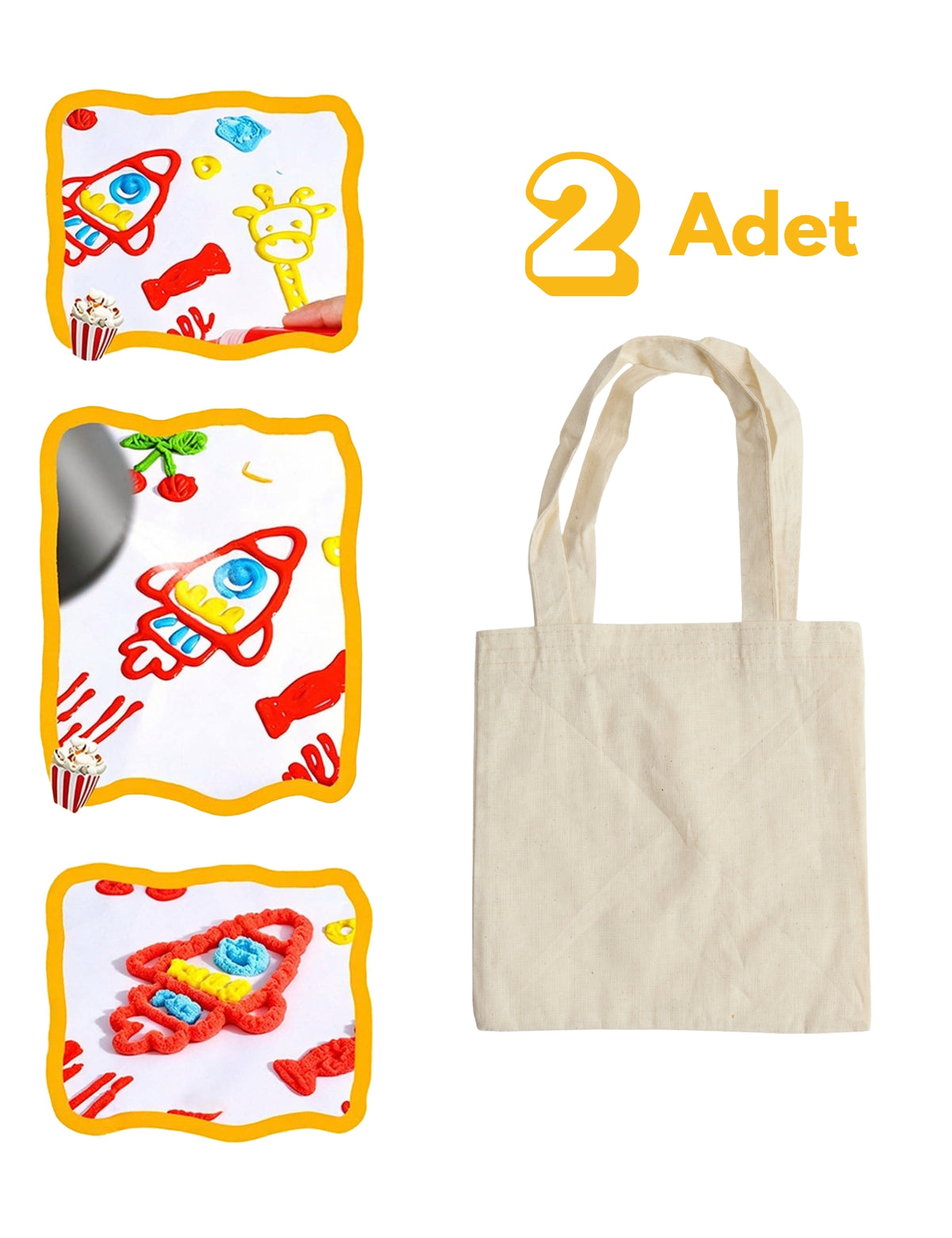 Maisonord Popcorn Touch Yedek Bez Çanta (2 Adet)