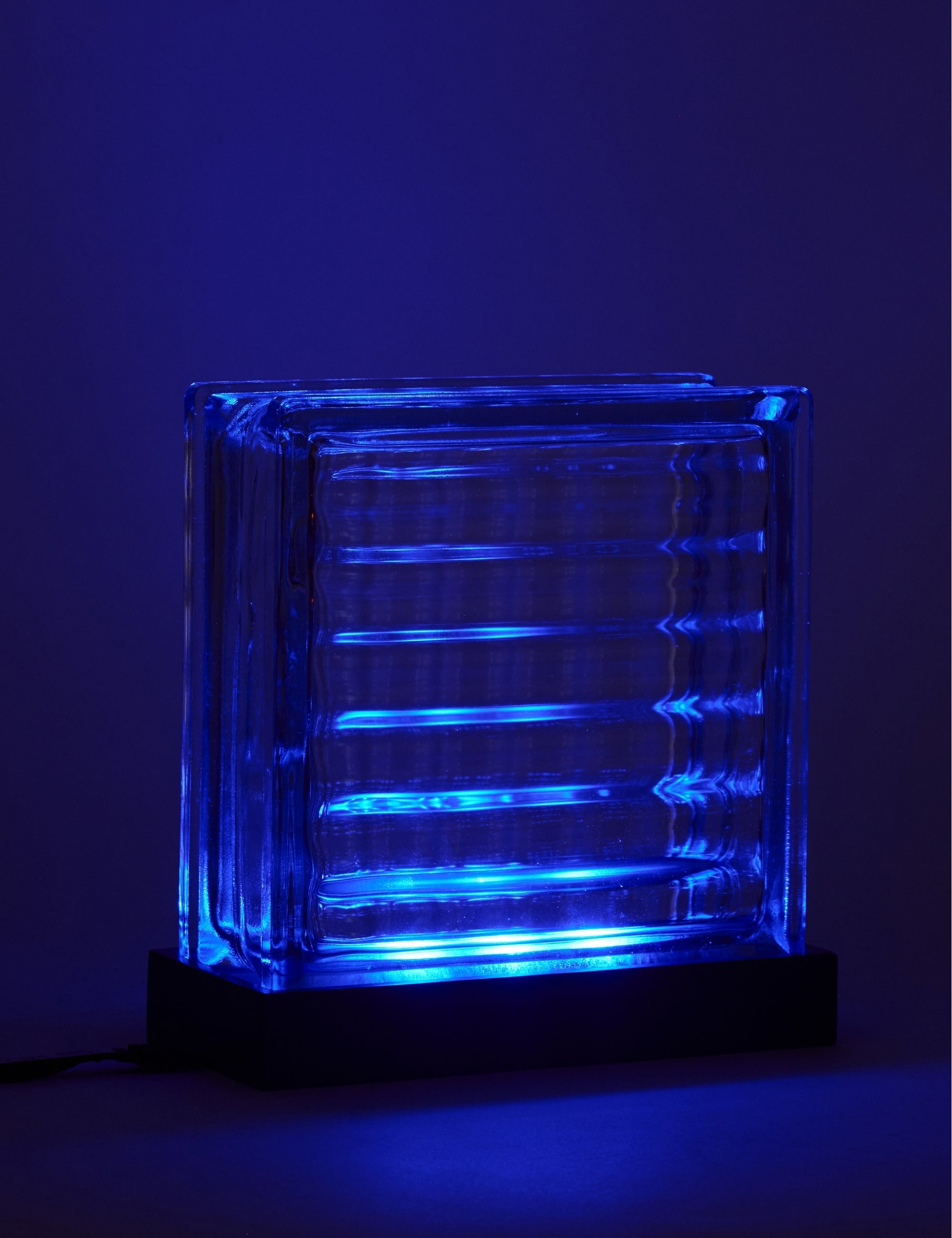 Mood Block Line Dekoratif Abajur - Lacivert