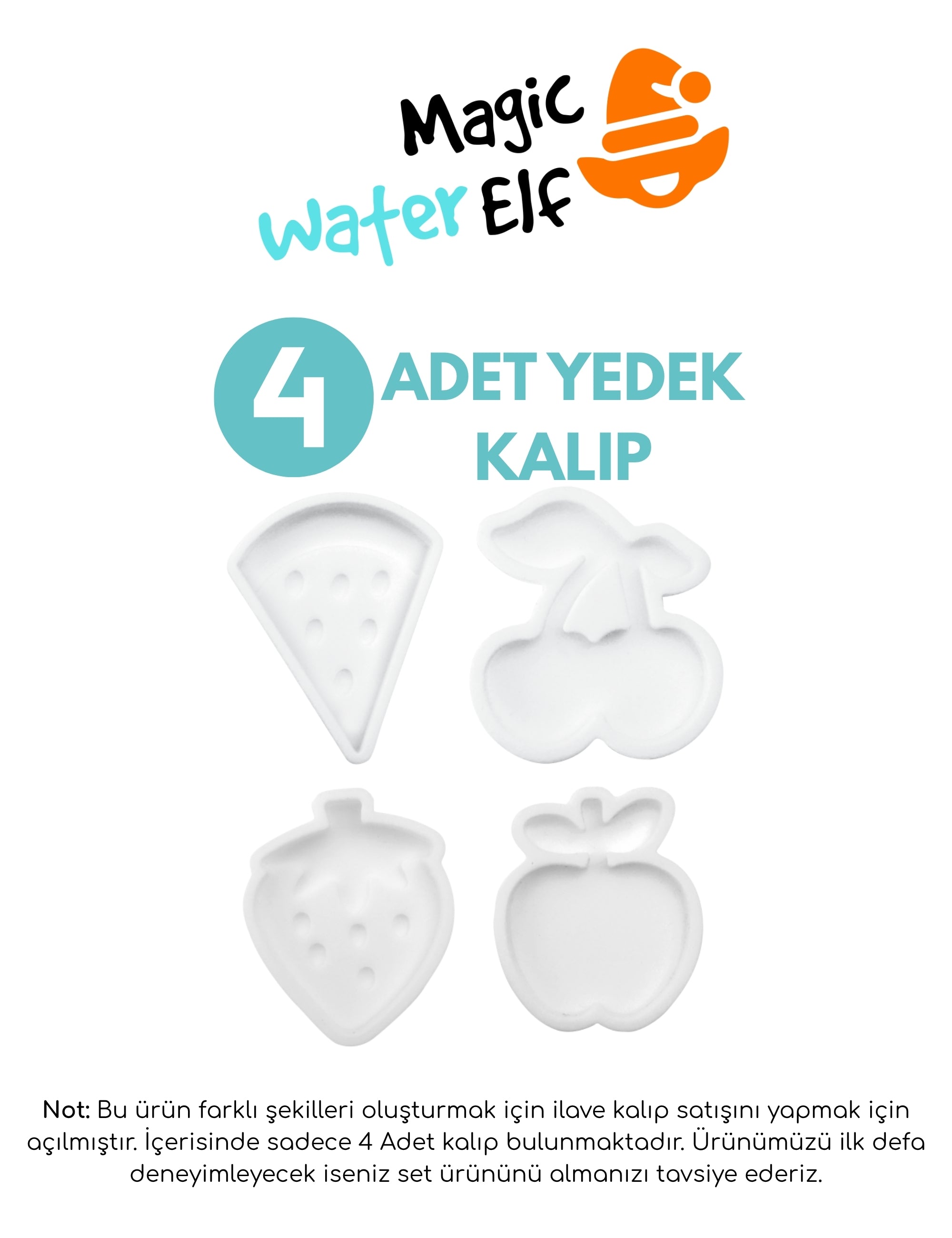 Magic Water Elf Sihirli Su Hayvanları Yedek Kalıp (4 Adet)