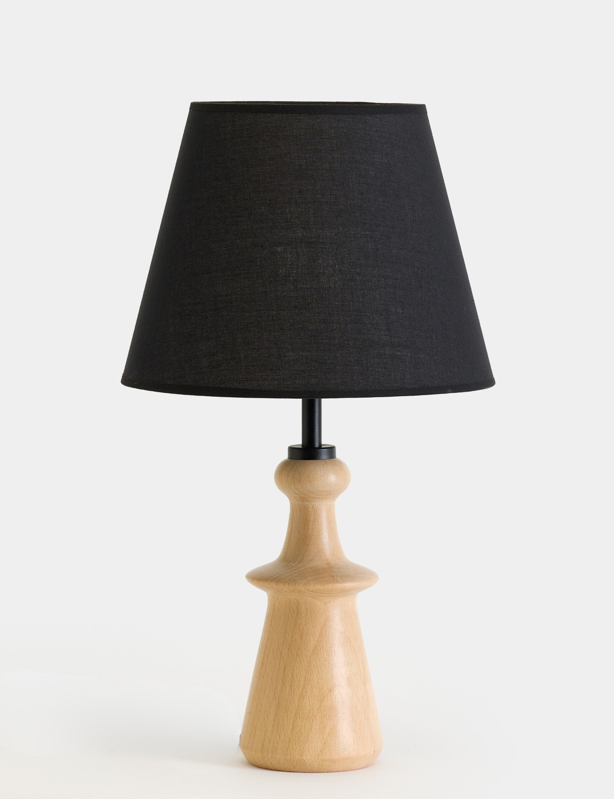 Sandnes Kumaş Şapkalı Ahşap Abajur