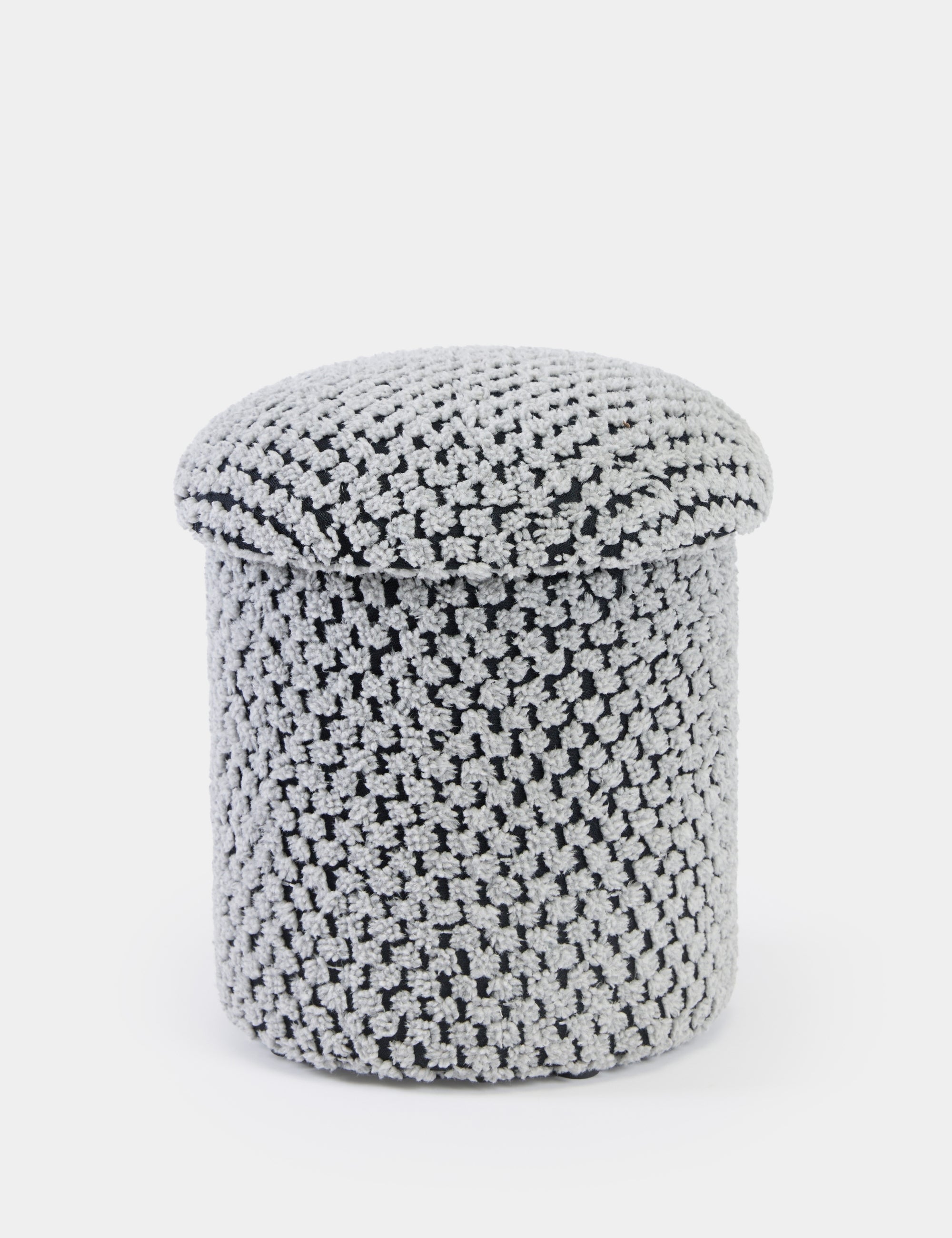 Alpaka Modern Puf - Gri