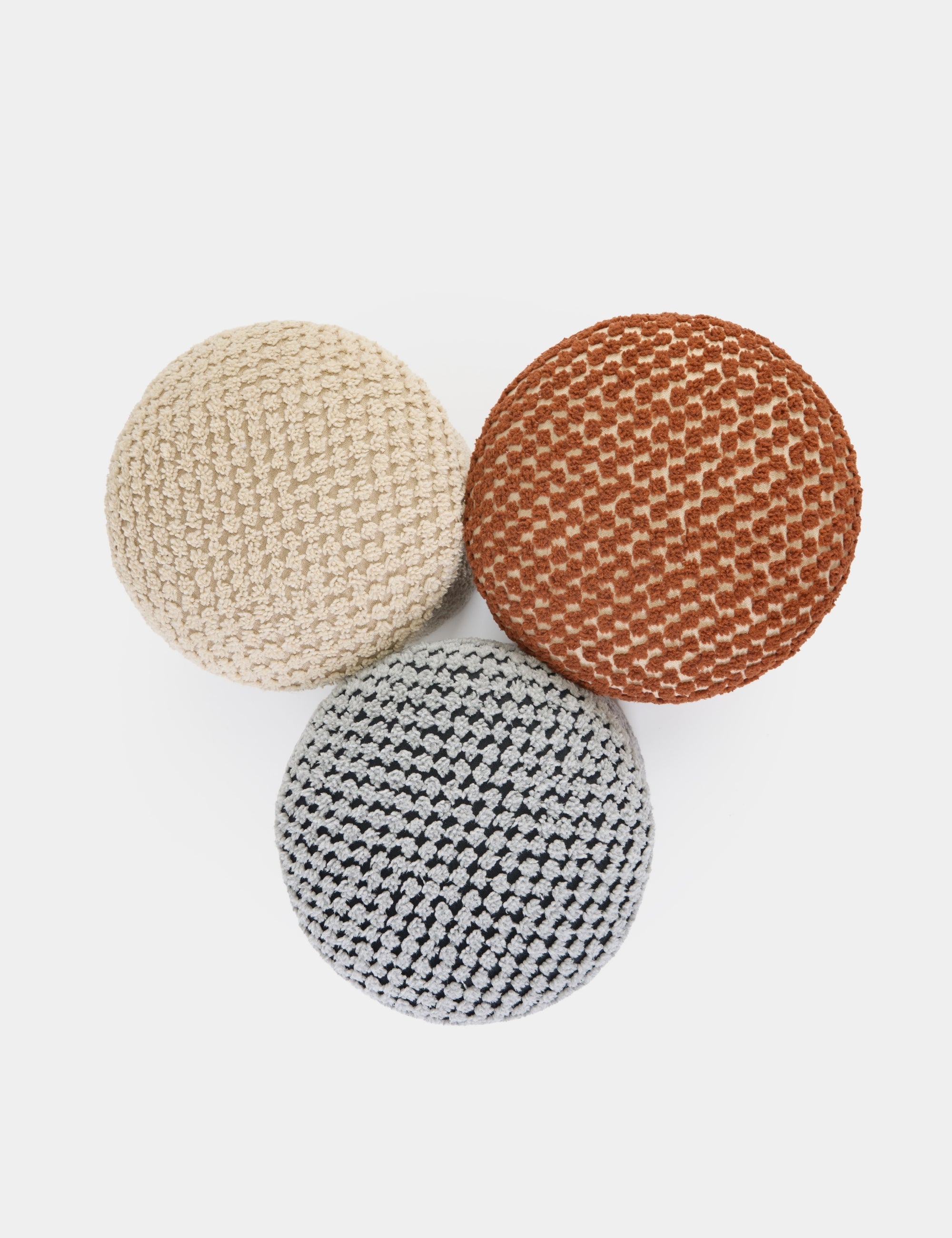 Alpaka Modern Puf - Bej