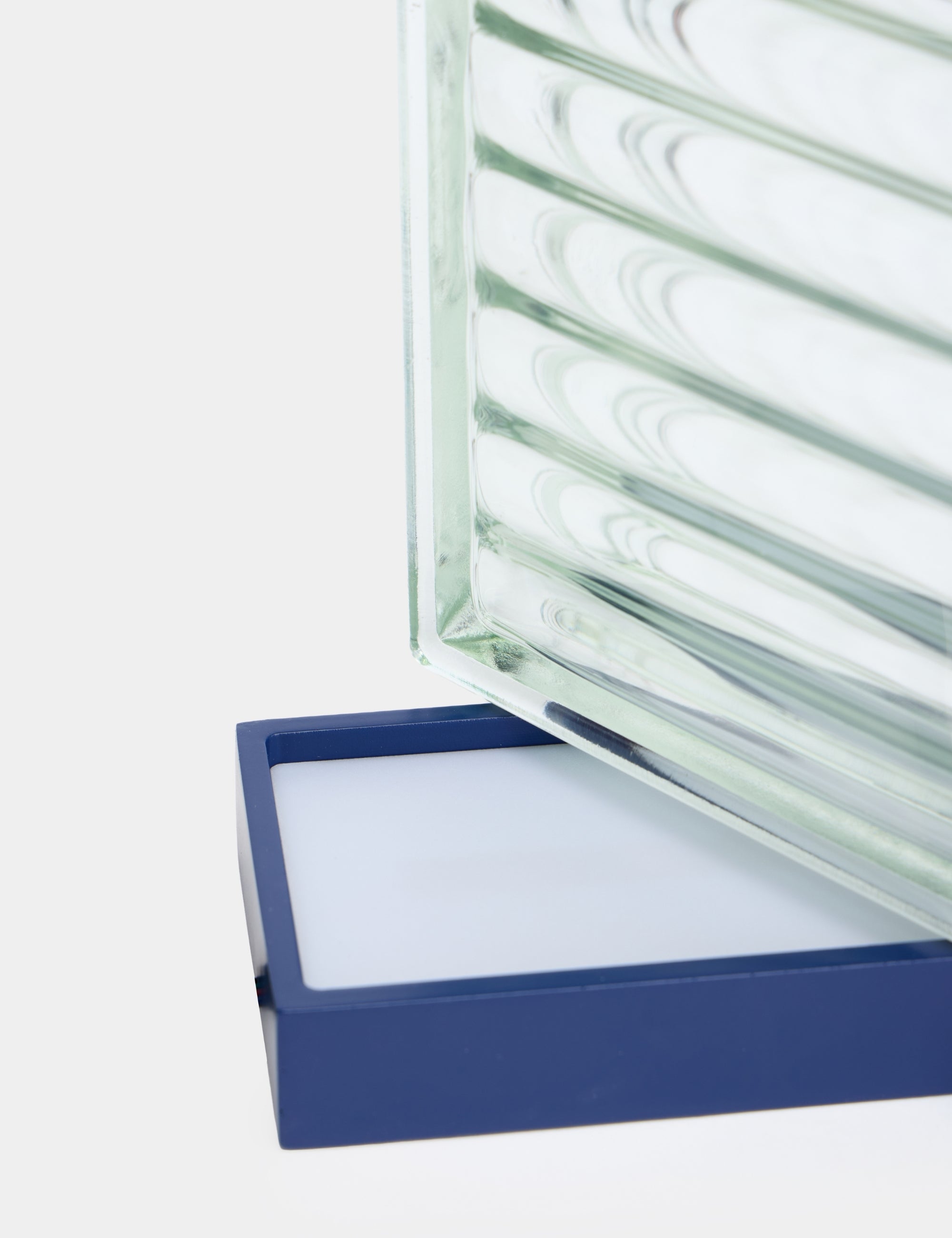 Mood Block Line Dekoratif Abajur - Lacivert