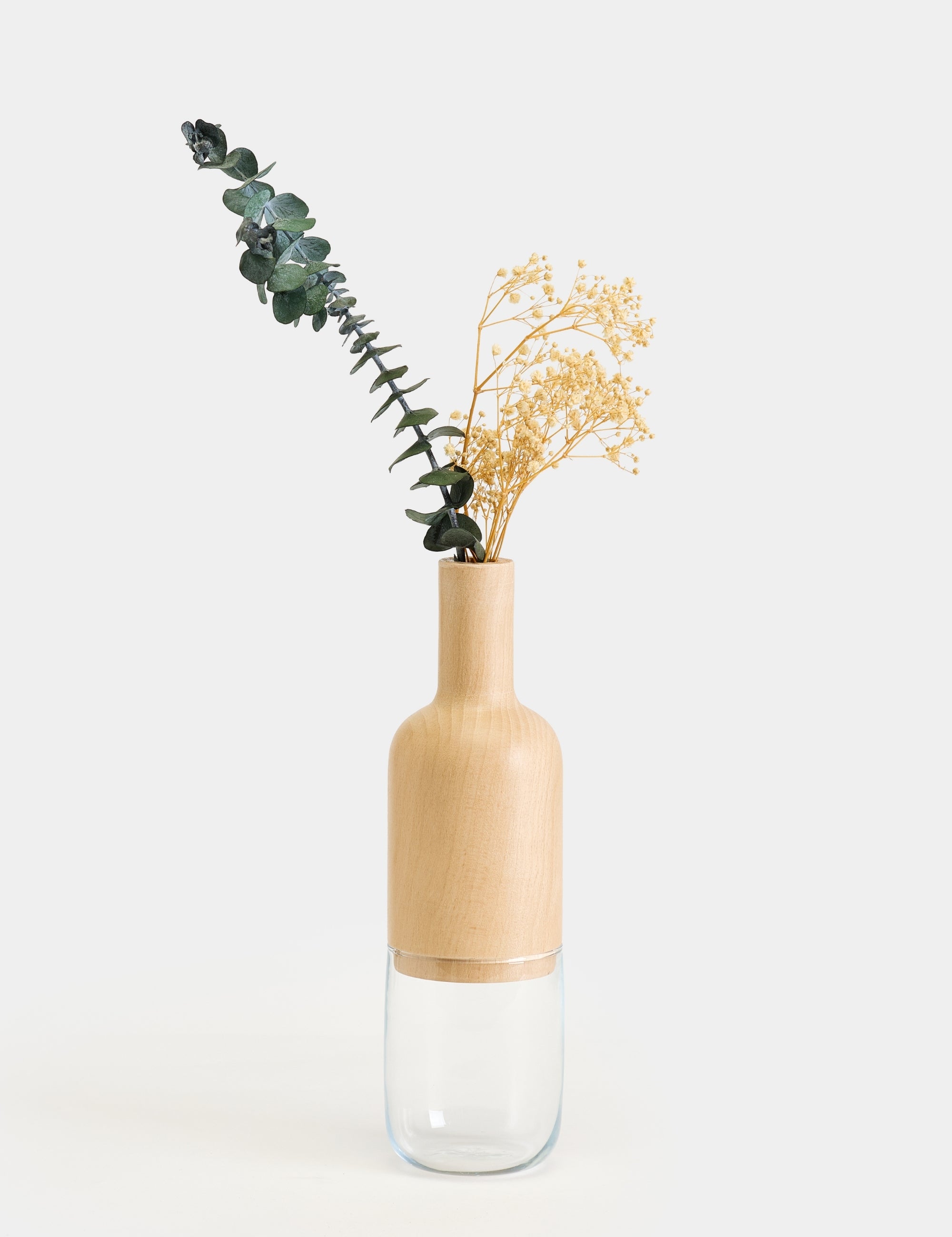 Harmony Minimalist 2'li Vazo Seti - Şeffaf