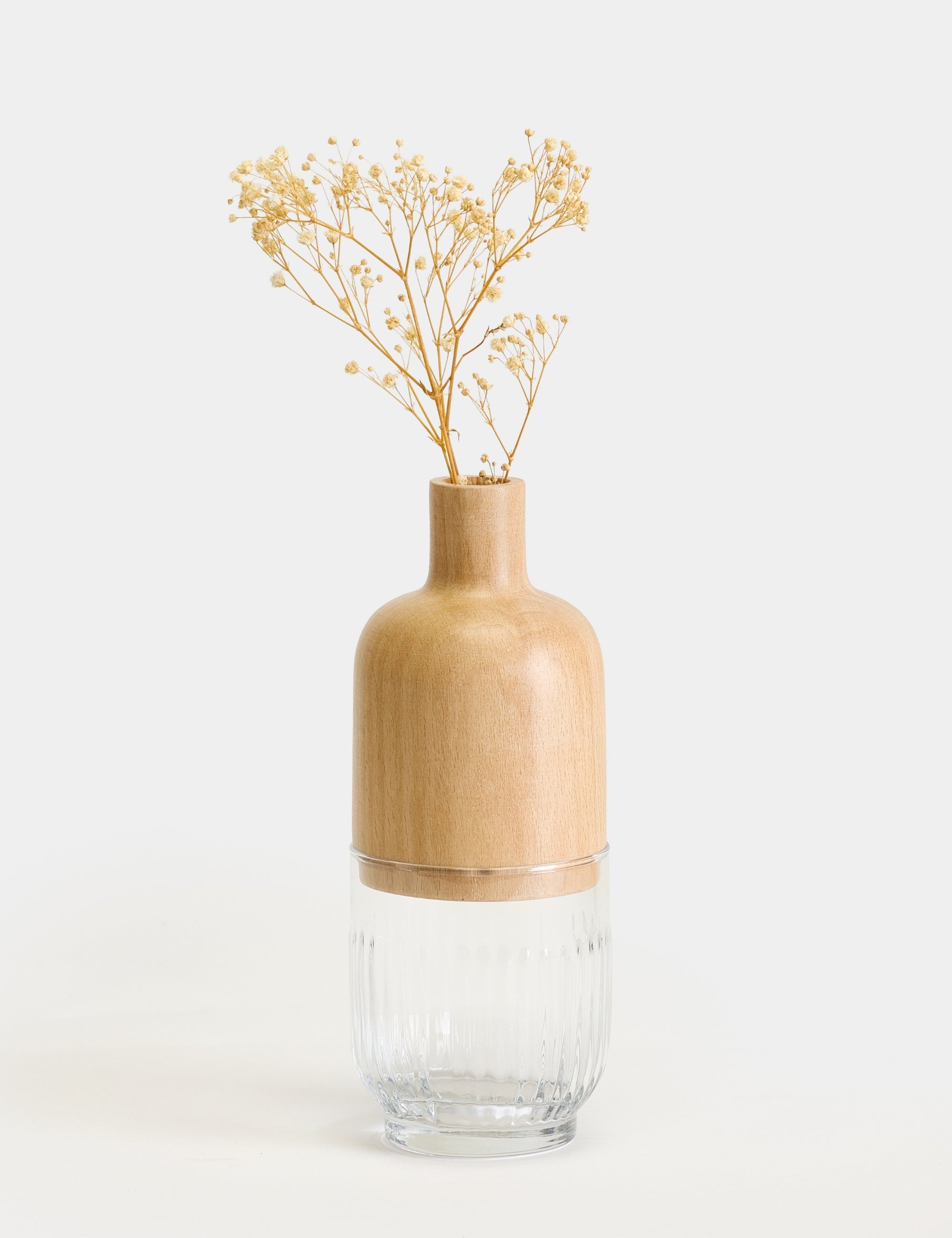 Osaka Minimalist 2'li Vazo Seti - Şeffaf