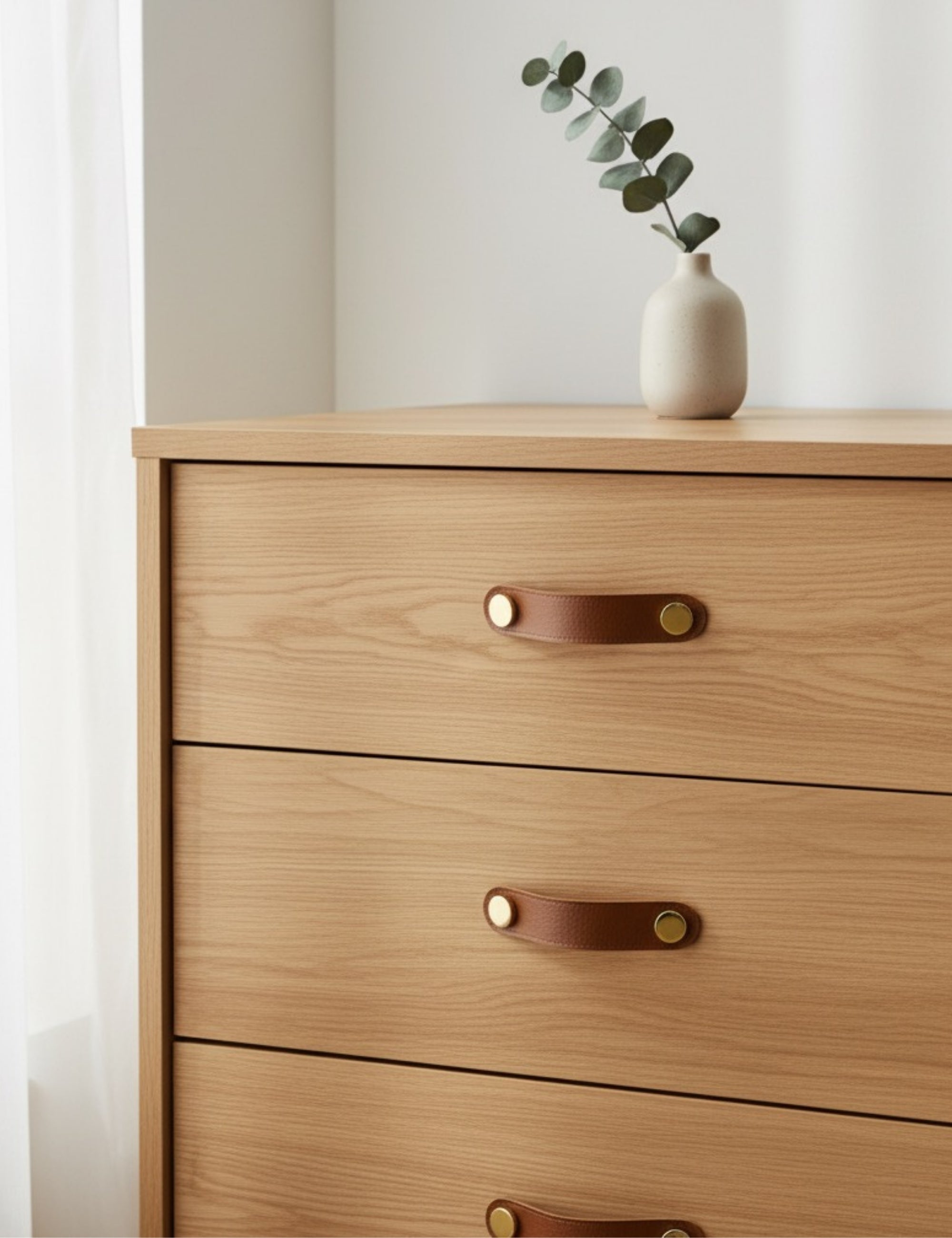 Deri 96 mm Gold Kaplama Kulp