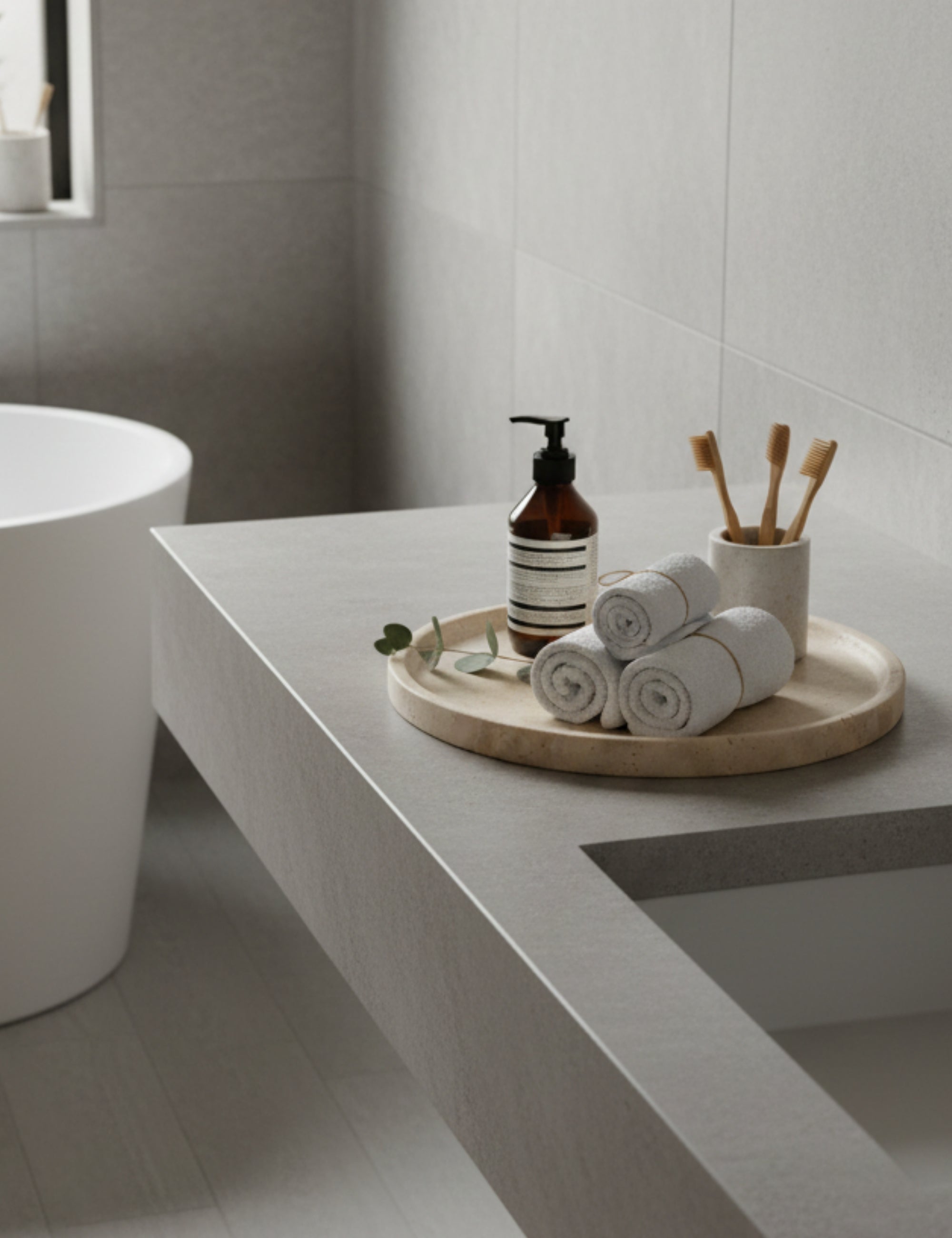 Etern Traverten Sunum Tepsisi