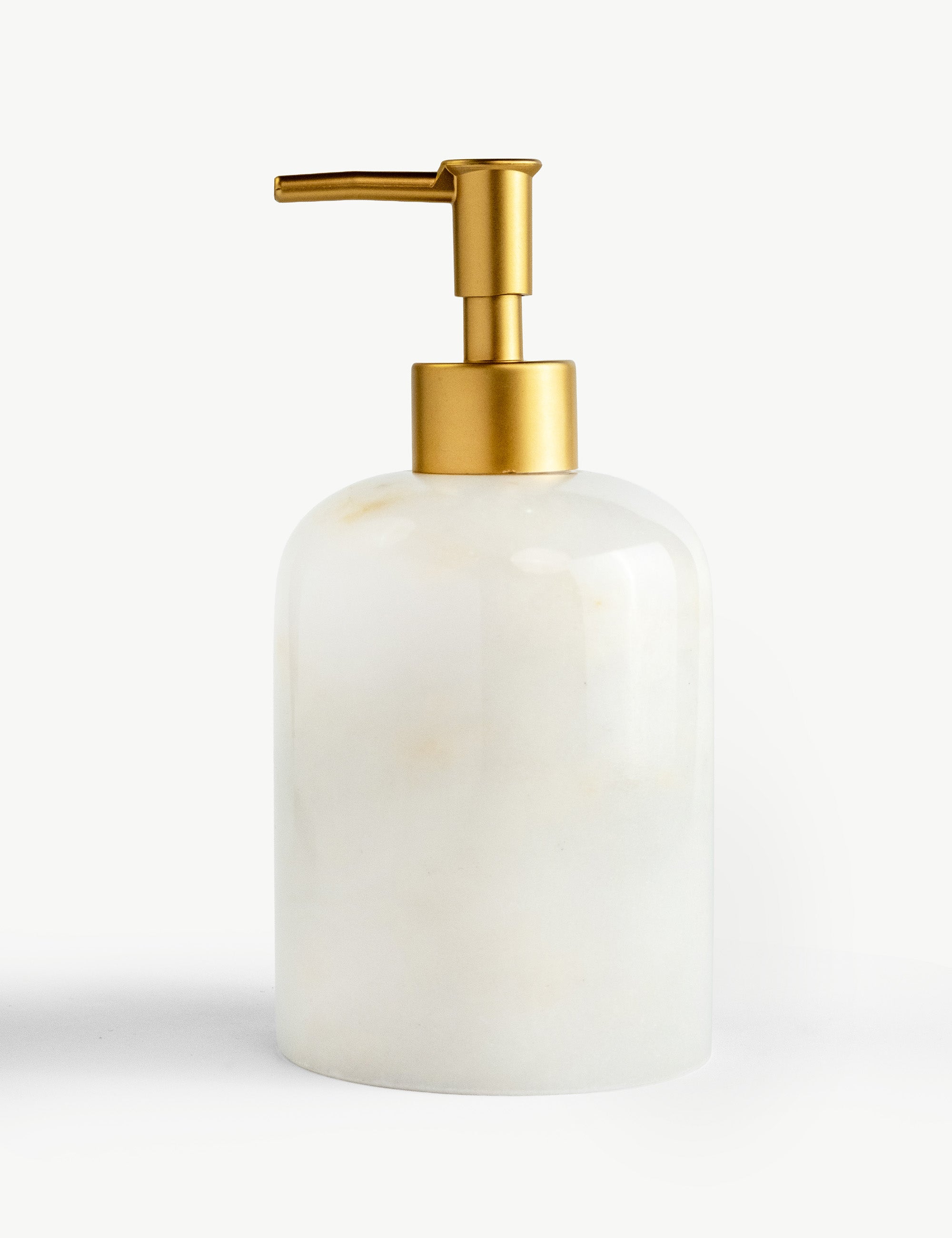Bianco Mermer Sıvı Sabunluk - Mat Gold