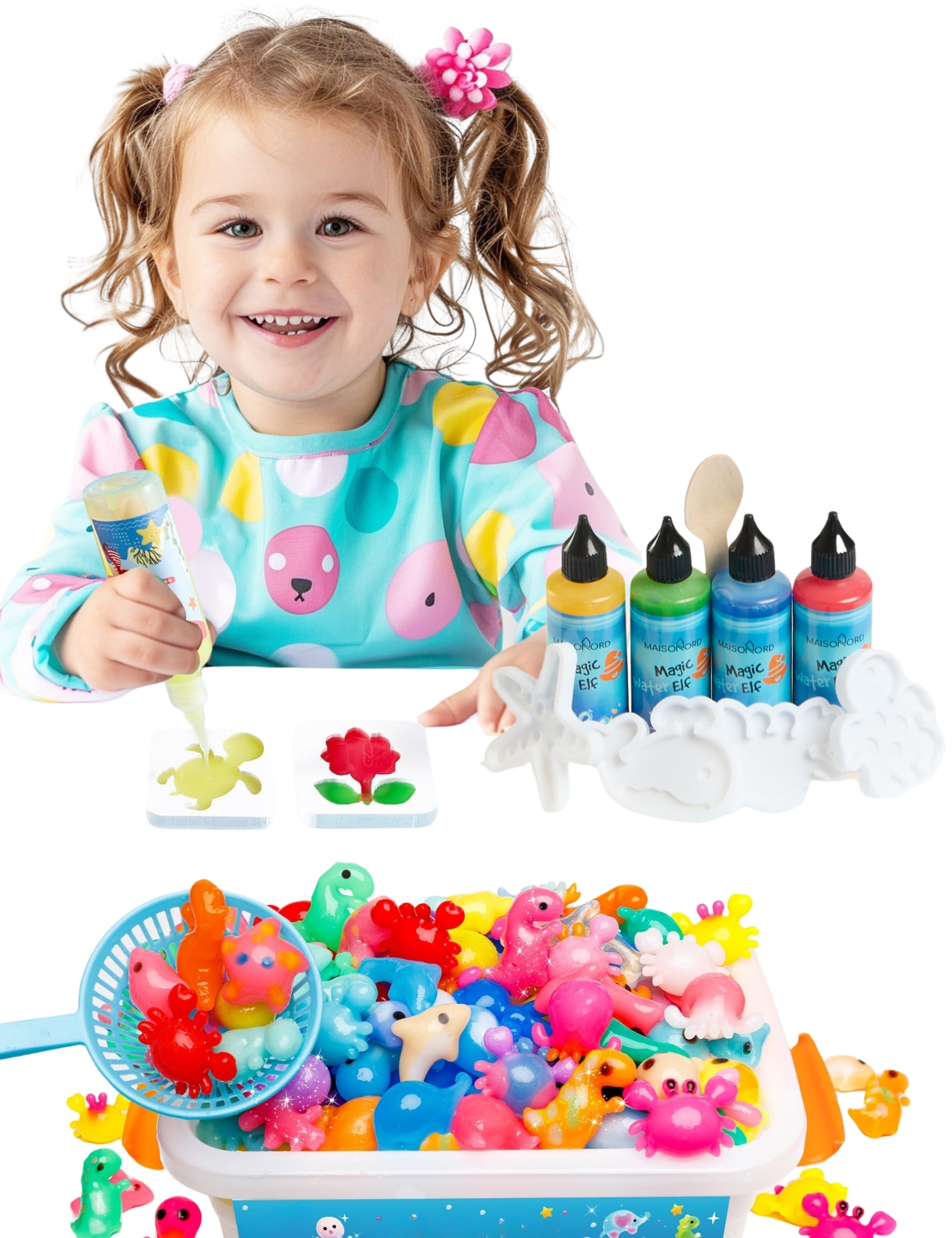 Magic Water Elf Sihirli Su Hayvanları Kendin Yap Eğitici Oyun Seti