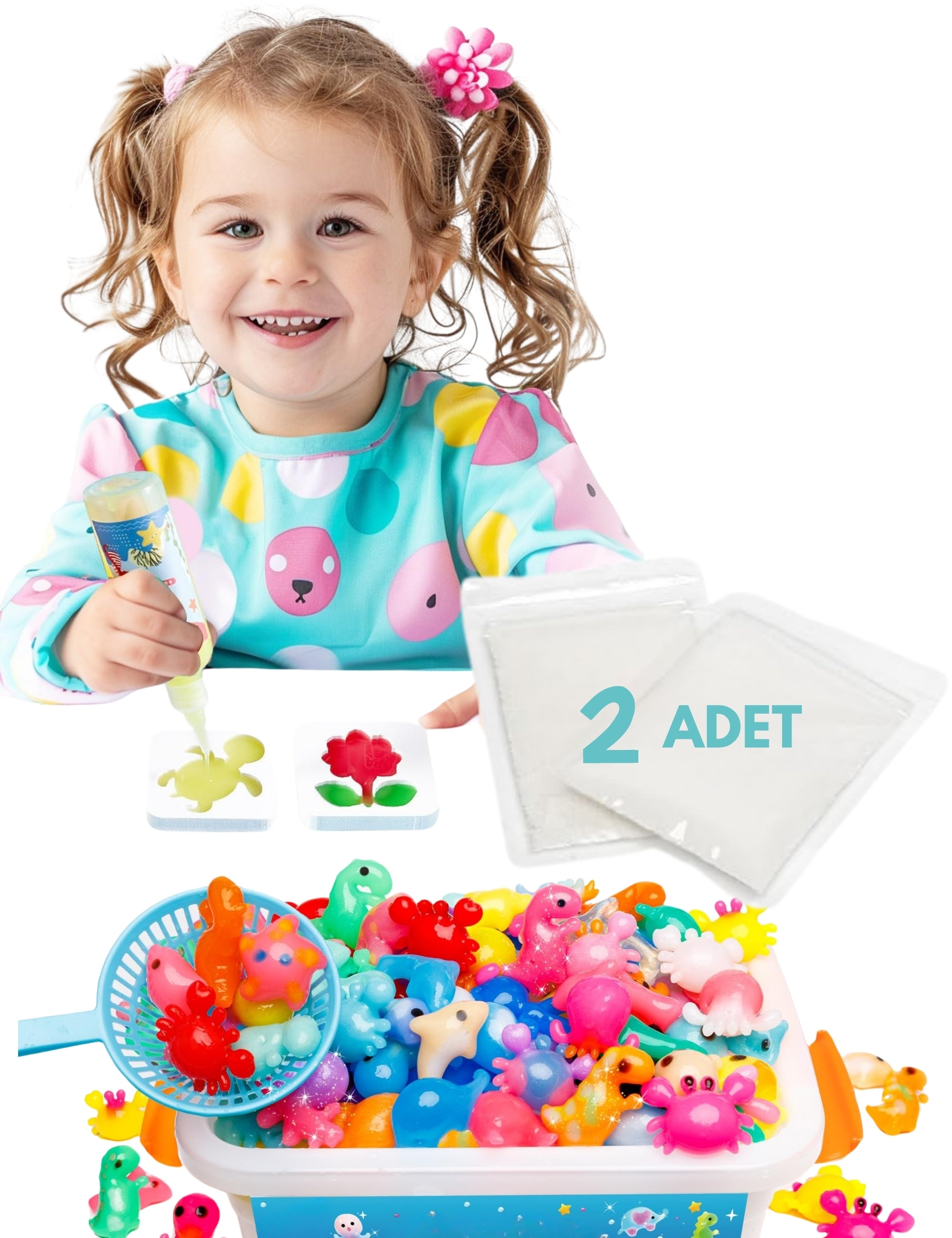 Magic Water Elf Sihirli Su Hayvanları Yedek Sihirli Toz (2 Adet)