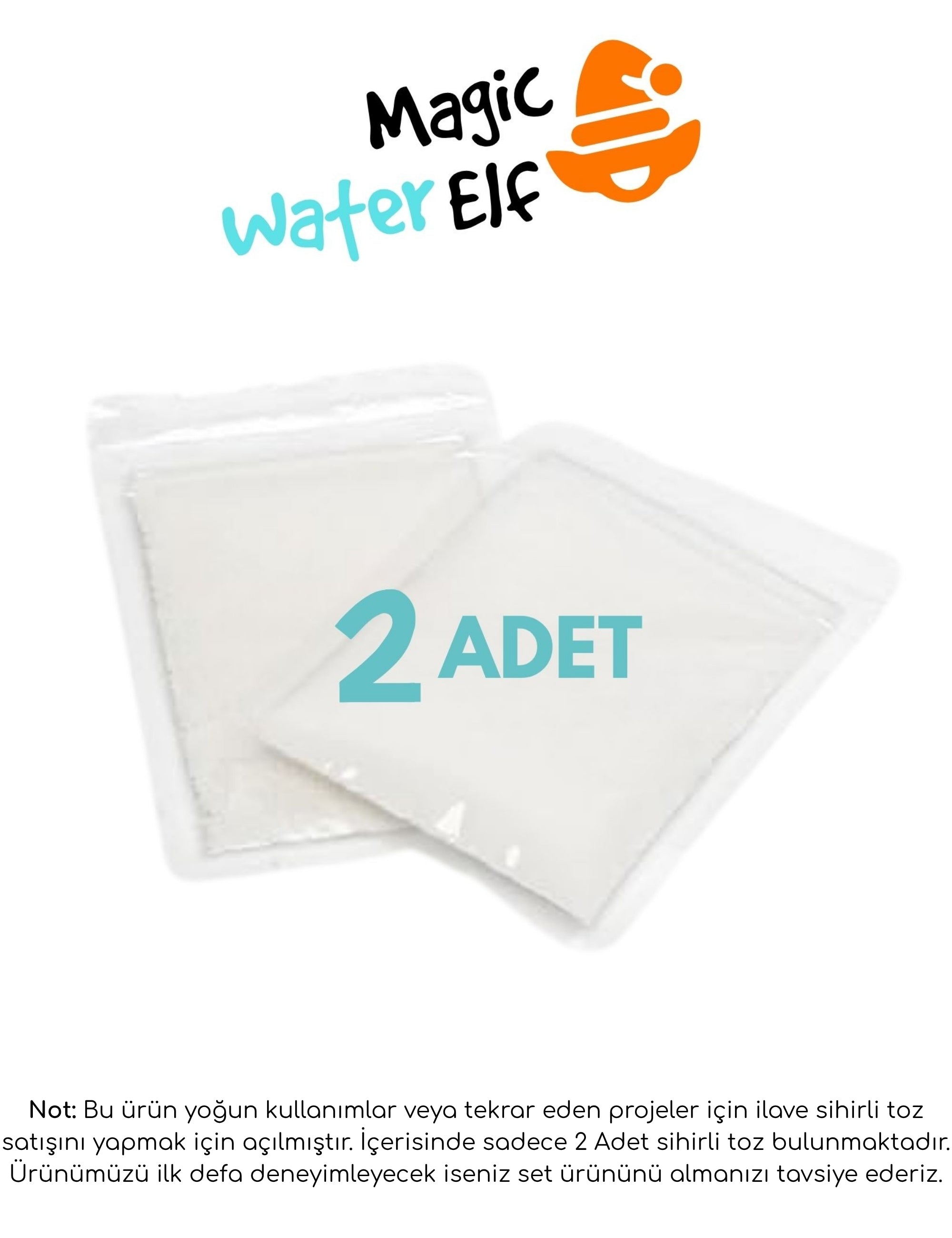 Magic Water Elf Sihirli Su Hayvanları Yedek Sihirli Toz (2 Adet)